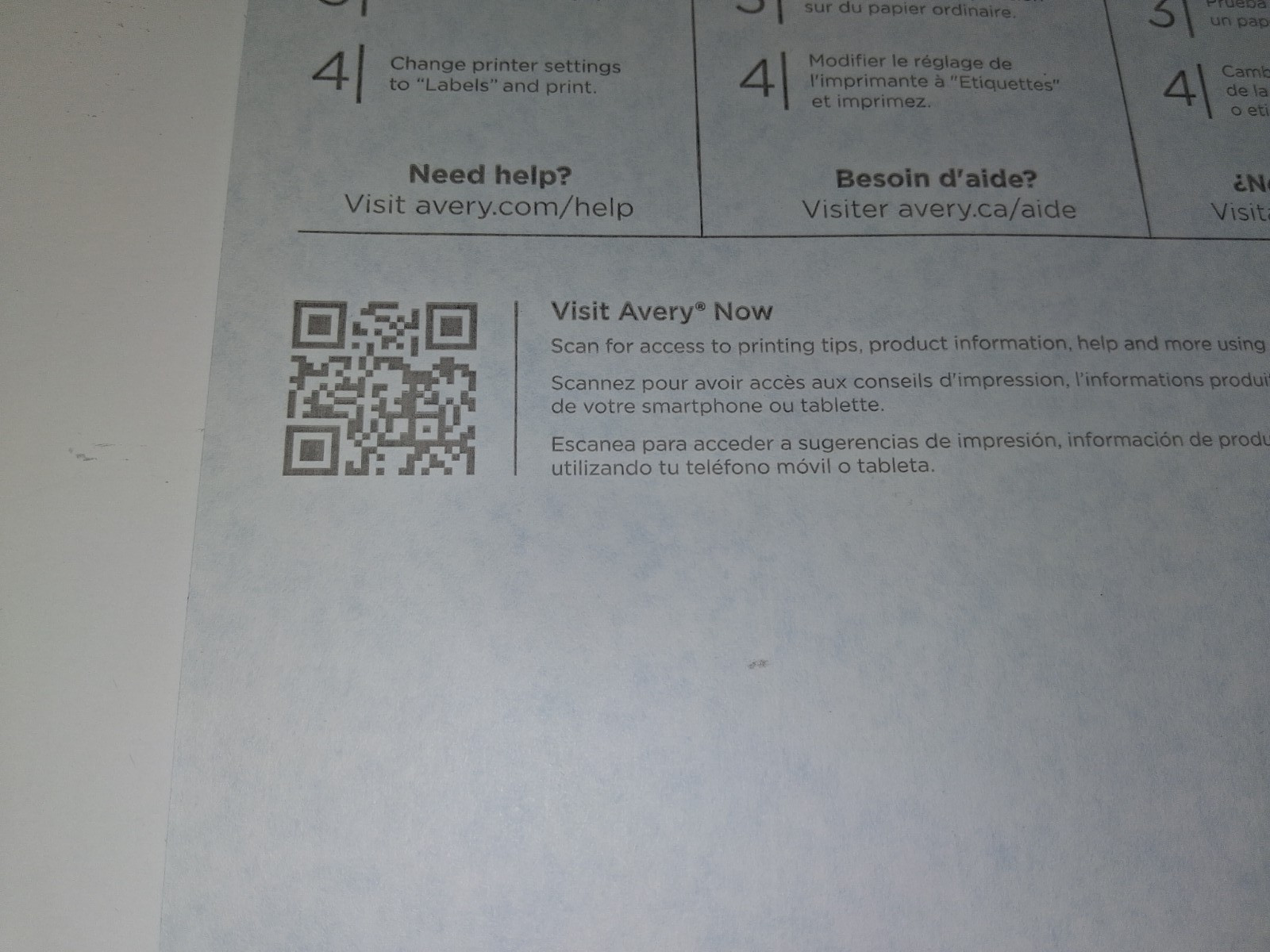 1350 Avery 2″ x 4.5″ Rectangle Labels 225 Sheet Bright Blue Paper Presta T00-1XS
