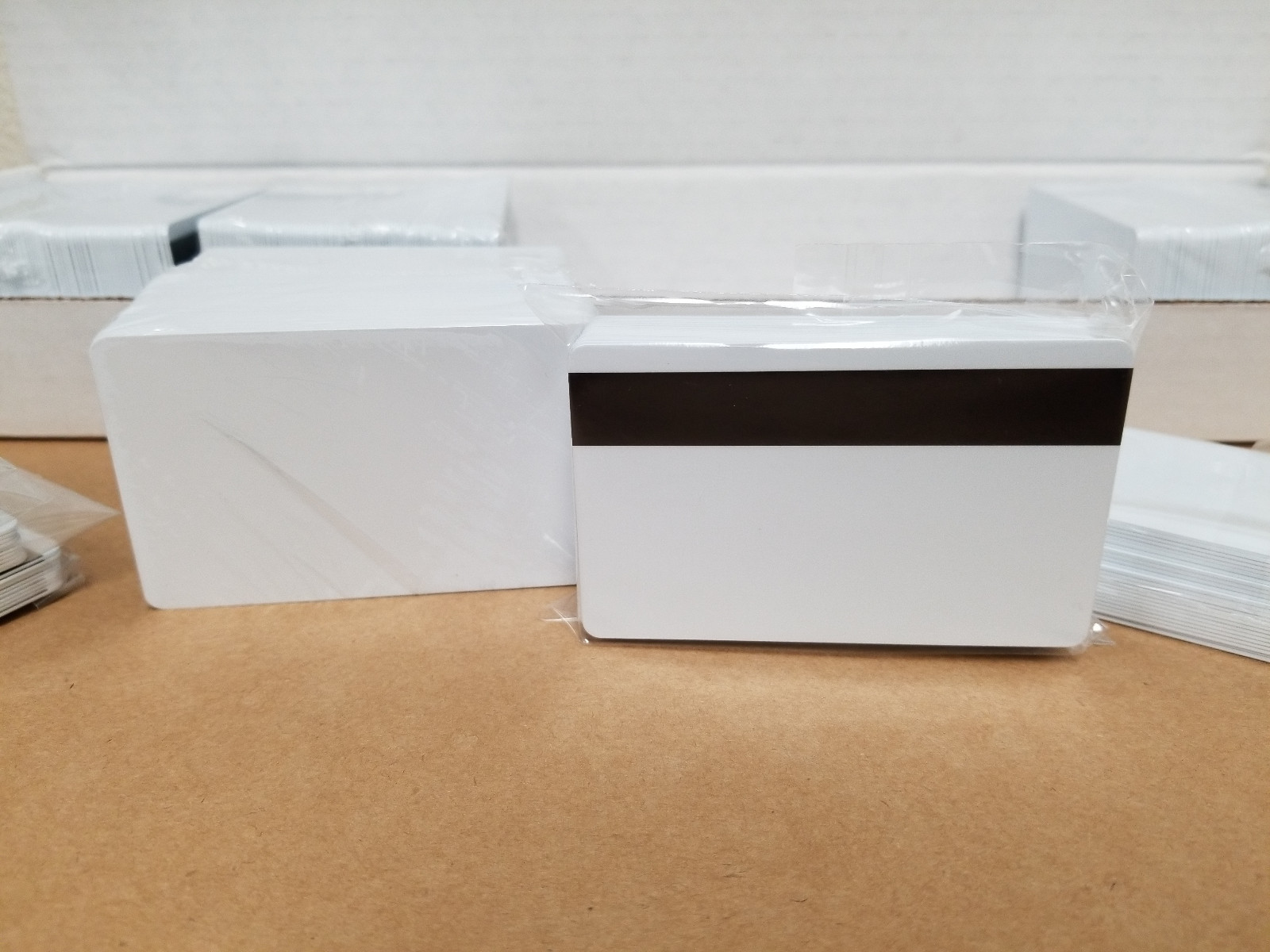 50 White HiCo Mag PVC Cards, CR80 .30 mil, 3 Track Magnetic Stripe USA Shipping