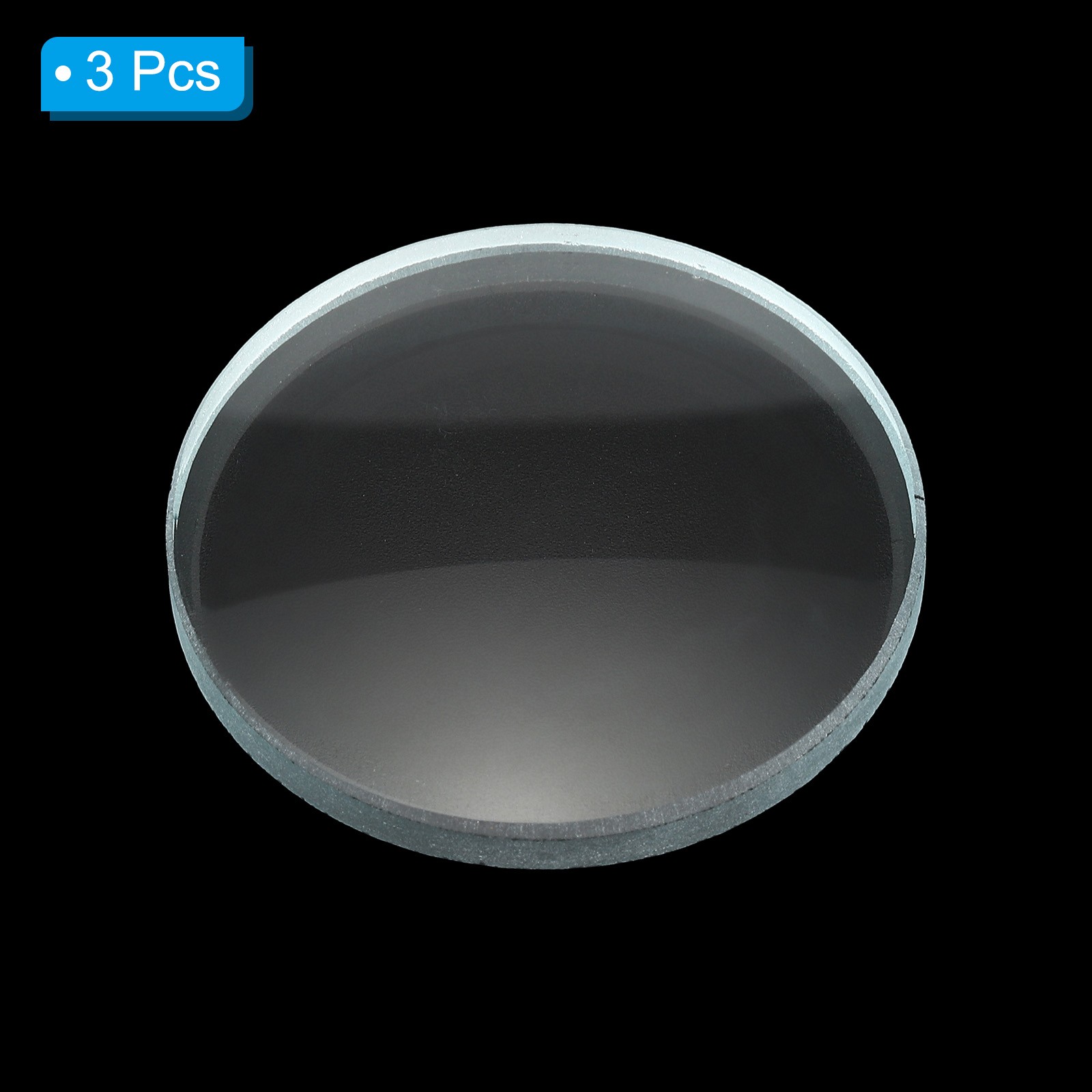8″ (200mm) Focal Length Double Concave Lens, 3 Pack 50mm Diameter 5mm Height