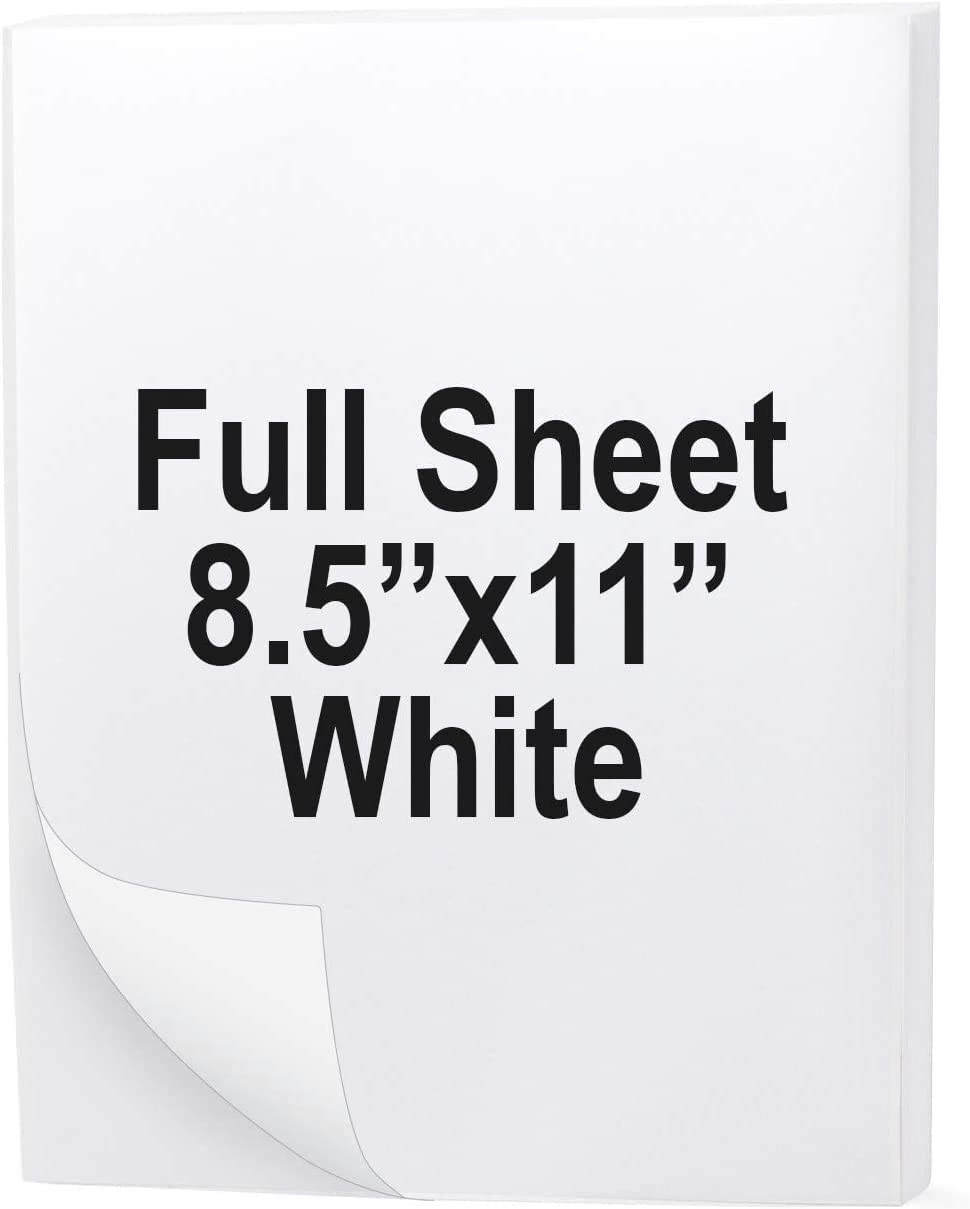 1000 Shipping Labels Full Sheets 8.5×11 – Printable Sticker Paper for Printers