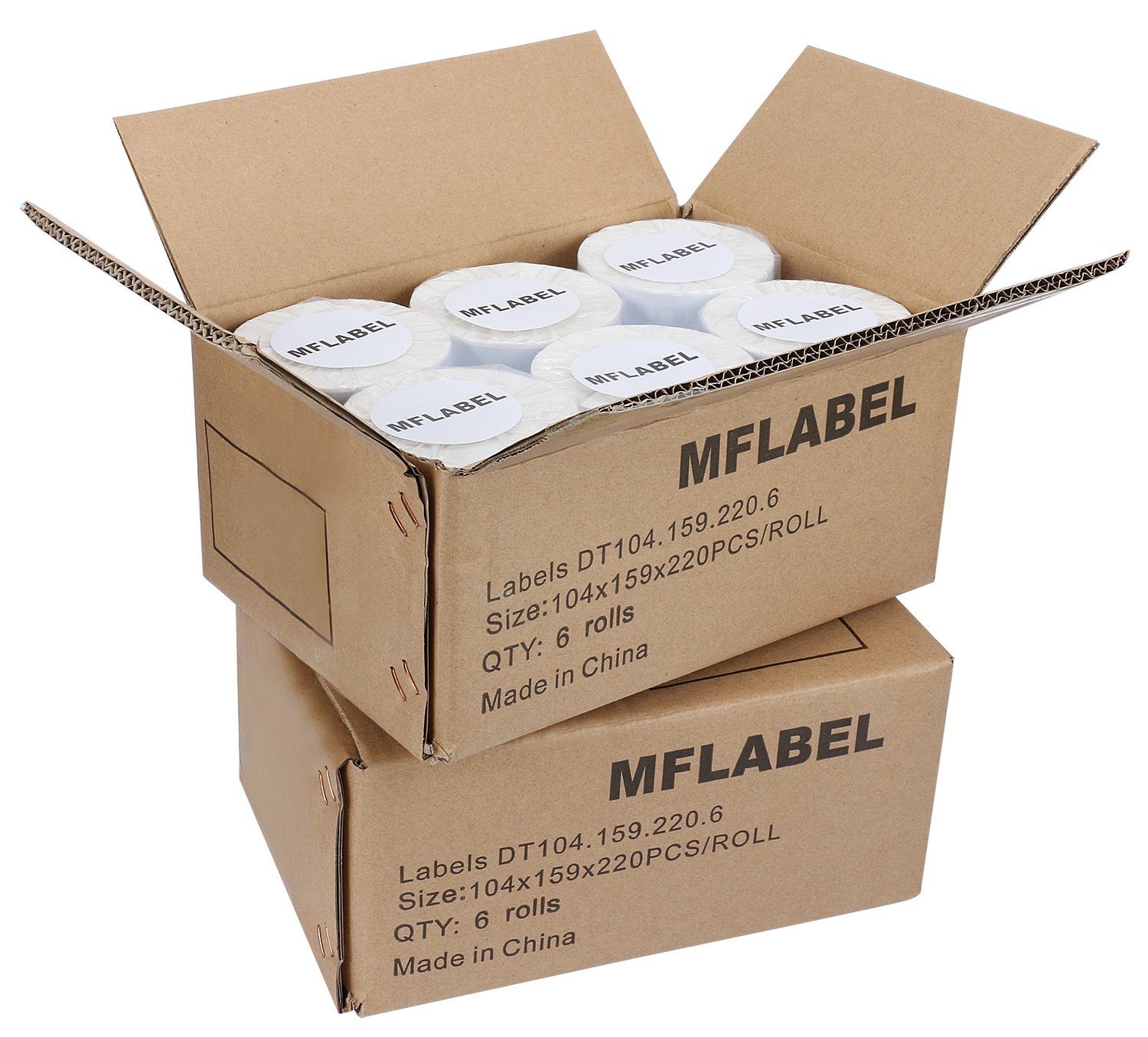 220/Roll 4×6 Compatible with DYMO 4XL Direct Thermal Shipping Labels 1744907 US