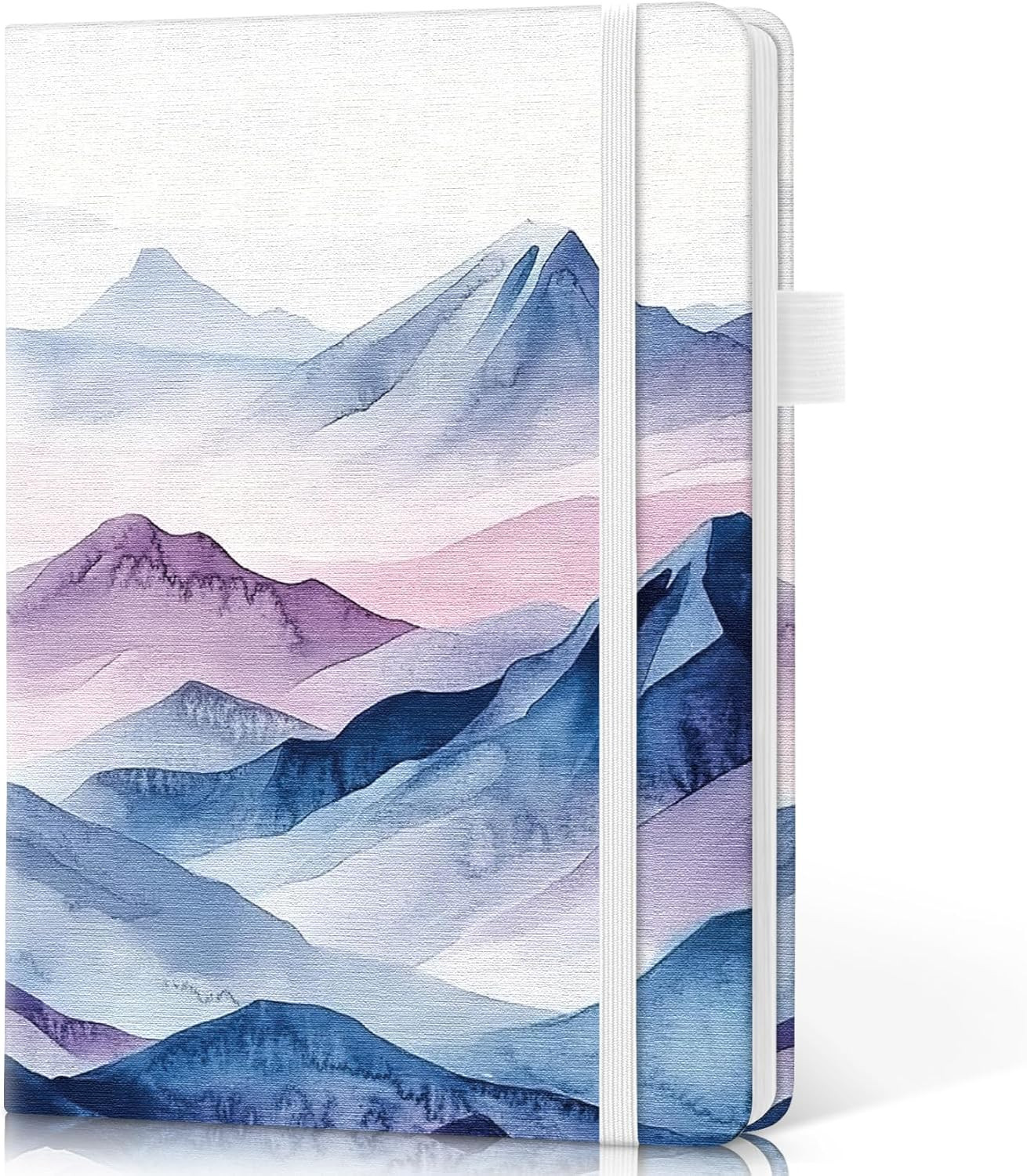 Pretty Lined Journal for Women, Aesthetic Cute Hardcover Leather Journal for Wri