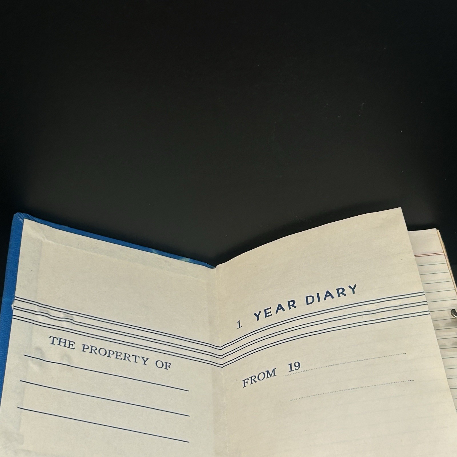Vintage One Year Diary With Lock And Keys, Unused READ BELOW