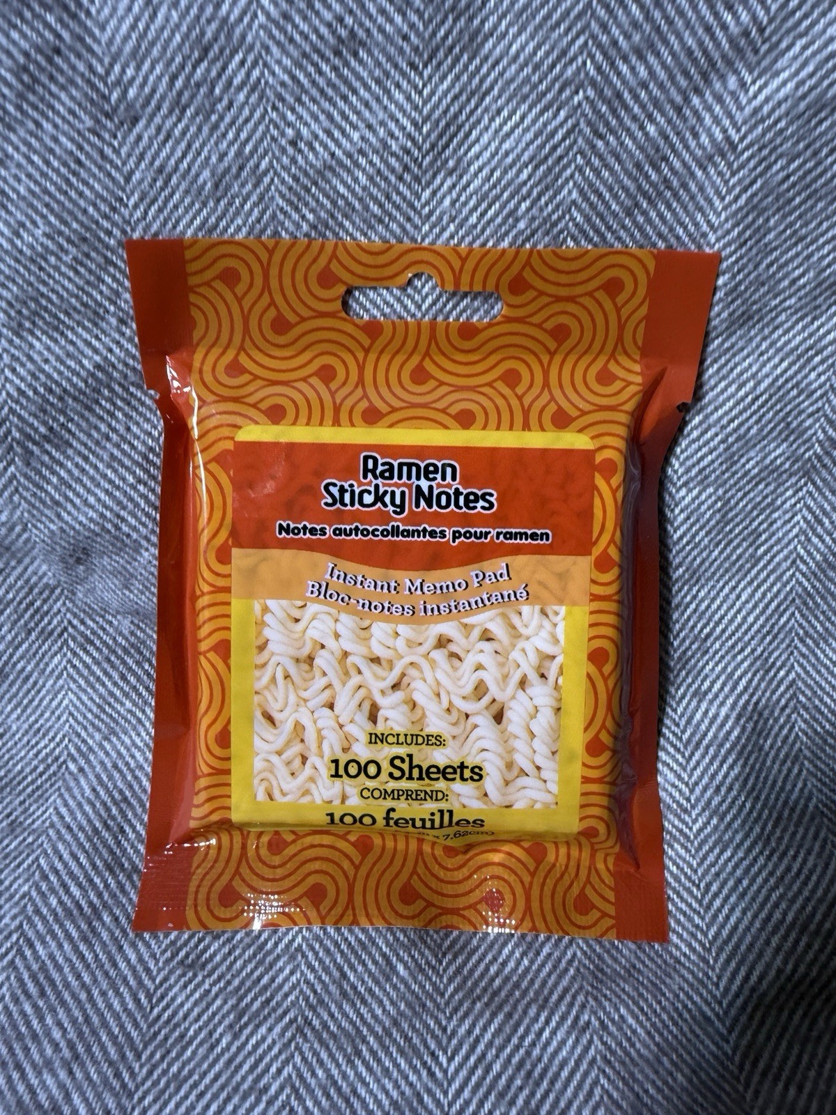 New! Ramen Sticky Notes Instant Memo Pad, 100 sheets, 3″x3″