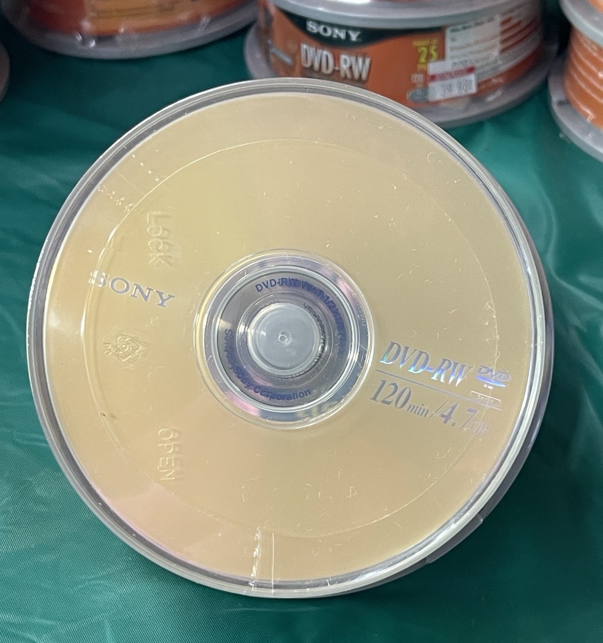 Sony DVD-RW 4.7GB 120Min 1x-2x Blank Rewritable Discs 75-Pack NEW Factory Sealed