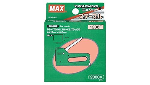Max Stapler Hobby TG-H 1208F Staples 12mm x 8mm, 2000 Count
