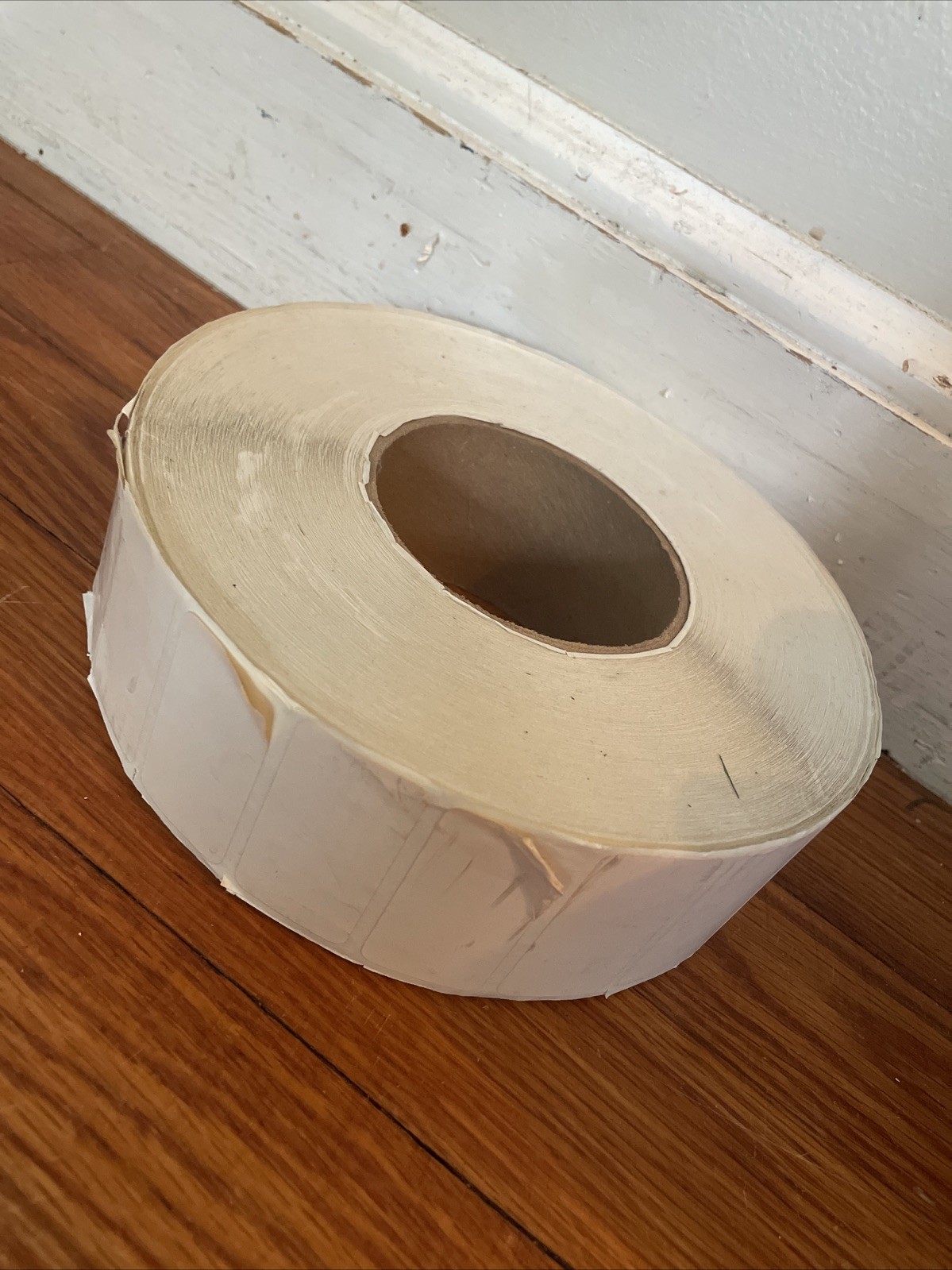 Partial Roll 2” X1” Unbranded Industrial Direct Thermal Ribbon Barcode Labels