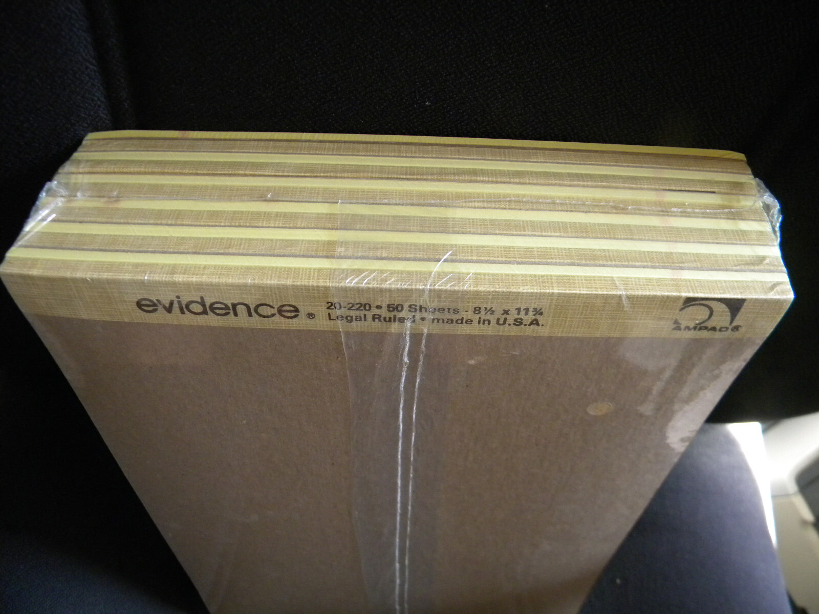 Ampad 20-220 OLD #964-L Legal Pads 8 1/2 x 11 3/4 Canary 50ea-600 Sheets 12 Pads