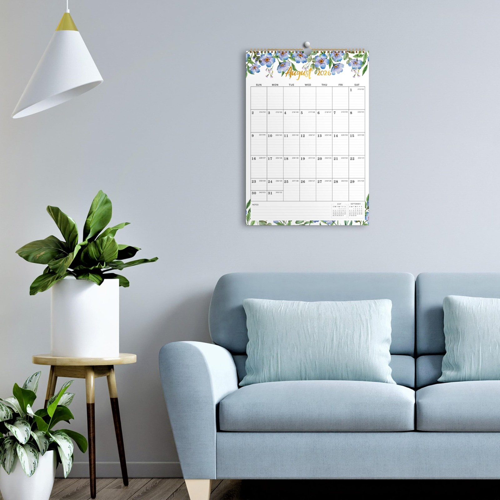 2026 Wall Calendar – Calendar 2026 Wall, Jan 2026 – DEC 2026, 12″ x 17″, Larg…