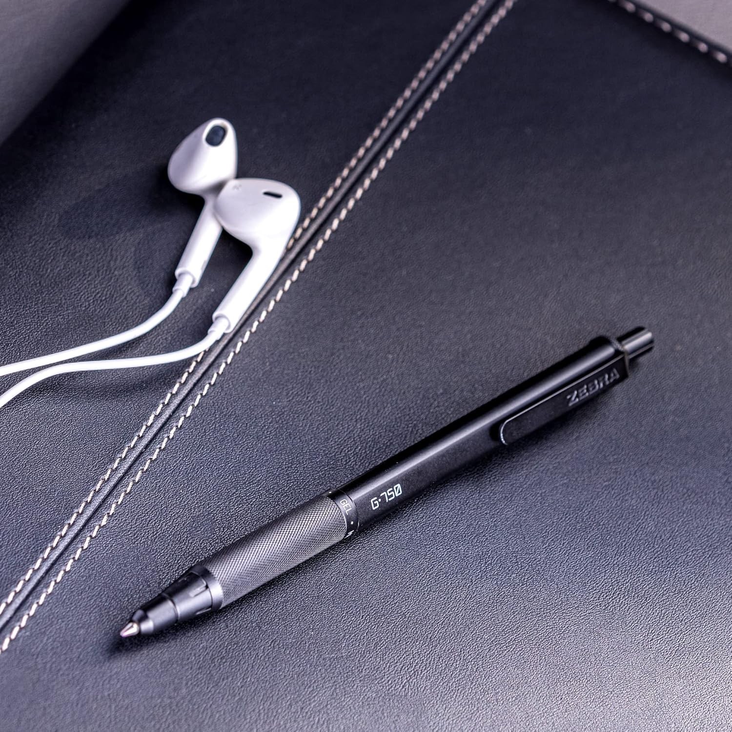 Premium Writing Set, G-750 and M-701 Retractable Gel Black Ink Pen/Pencil Set,