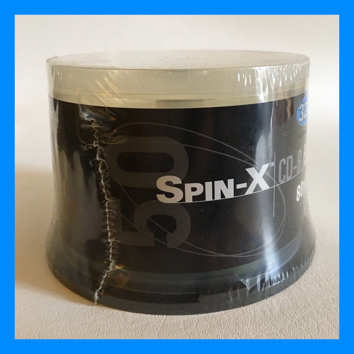 Spin-X CD-R Recordable Discs – 50 Count – 80 Min/700 MB – New, Sealed