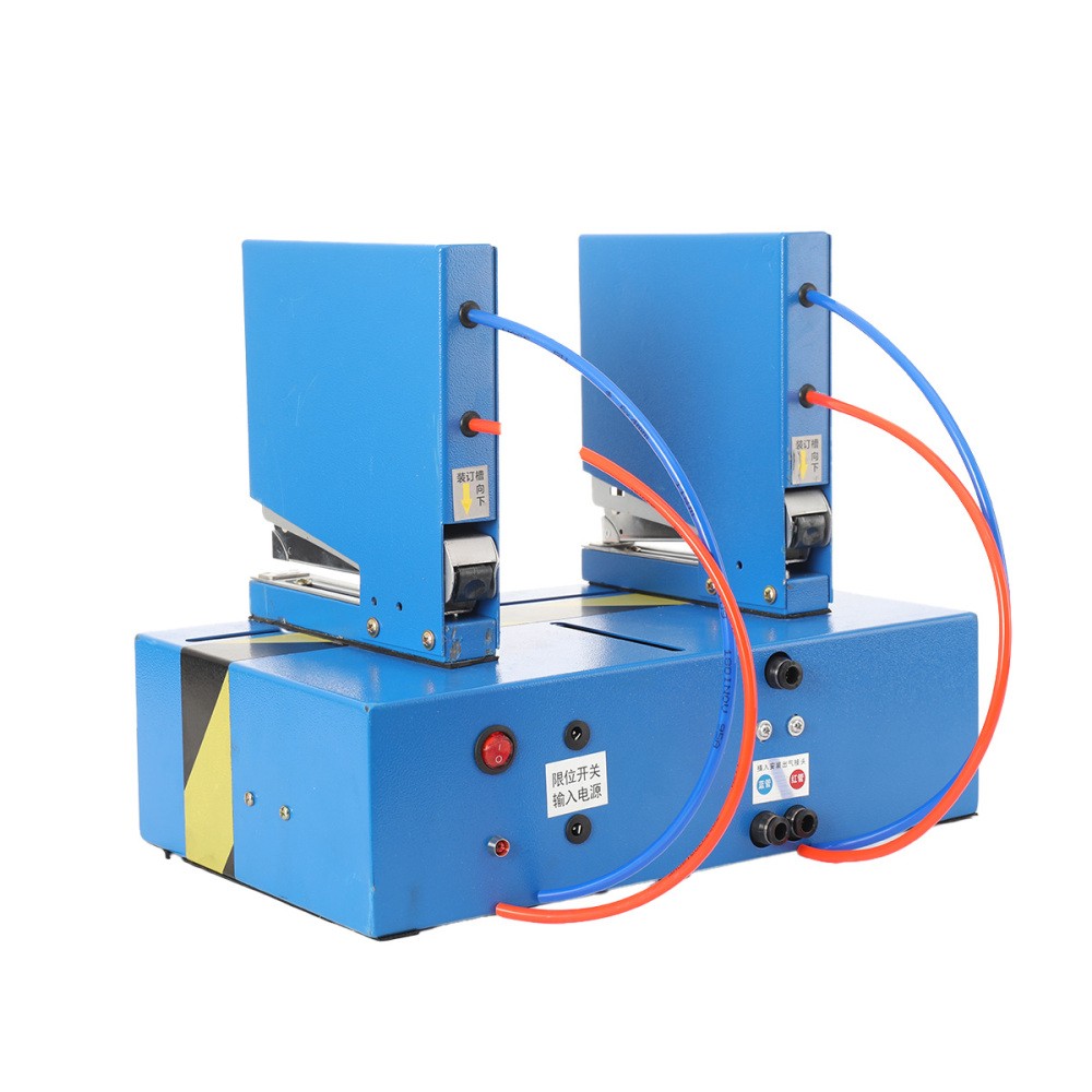 New Pneumatic Stapler Double Head Smart Electric Stapler Binding Machine