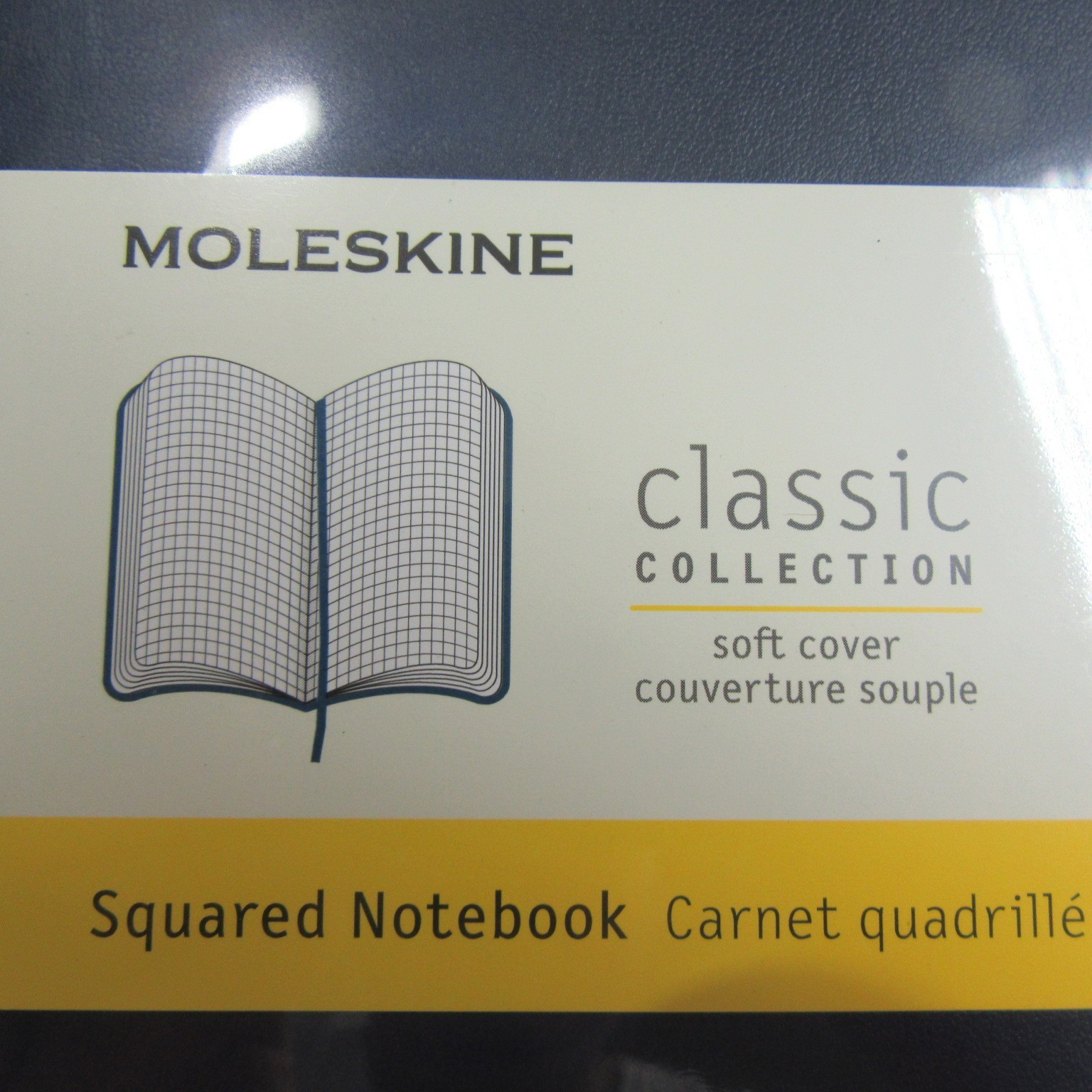 Moleskine Soft Cover Squared Notebook Extra Large (7.5 X 9.75) Blue, 1 or 2 pack