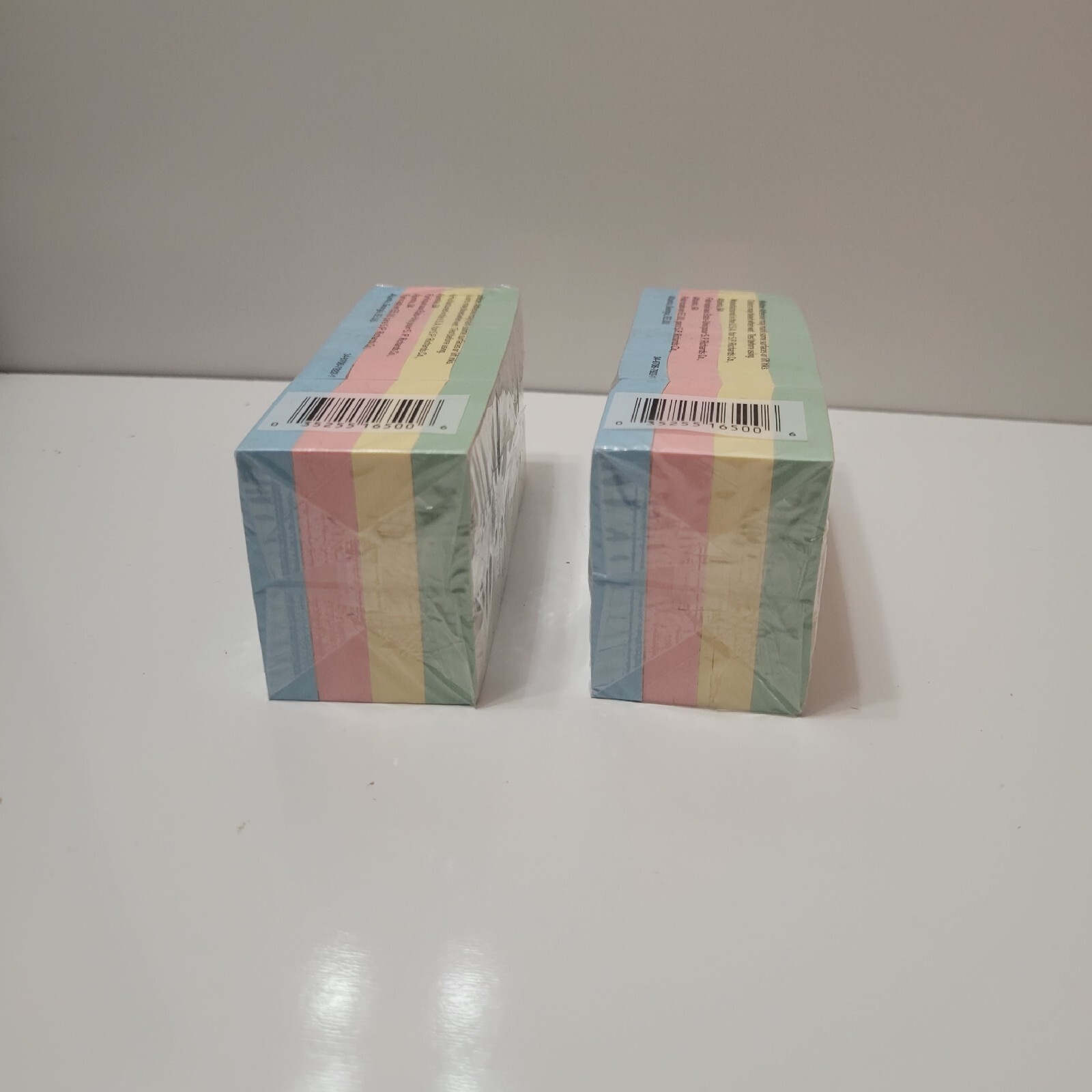 Business Source Premium Adhesive Notes Pastel 16500 12 Per Pack, Lot Of 2 Packs