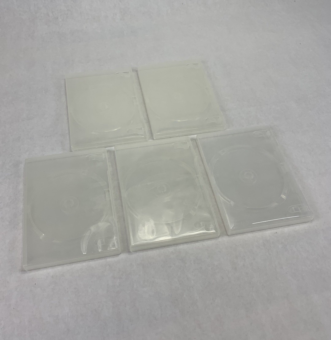 Unbranded 1-Disk Clear DVD Case (Lot of 5)