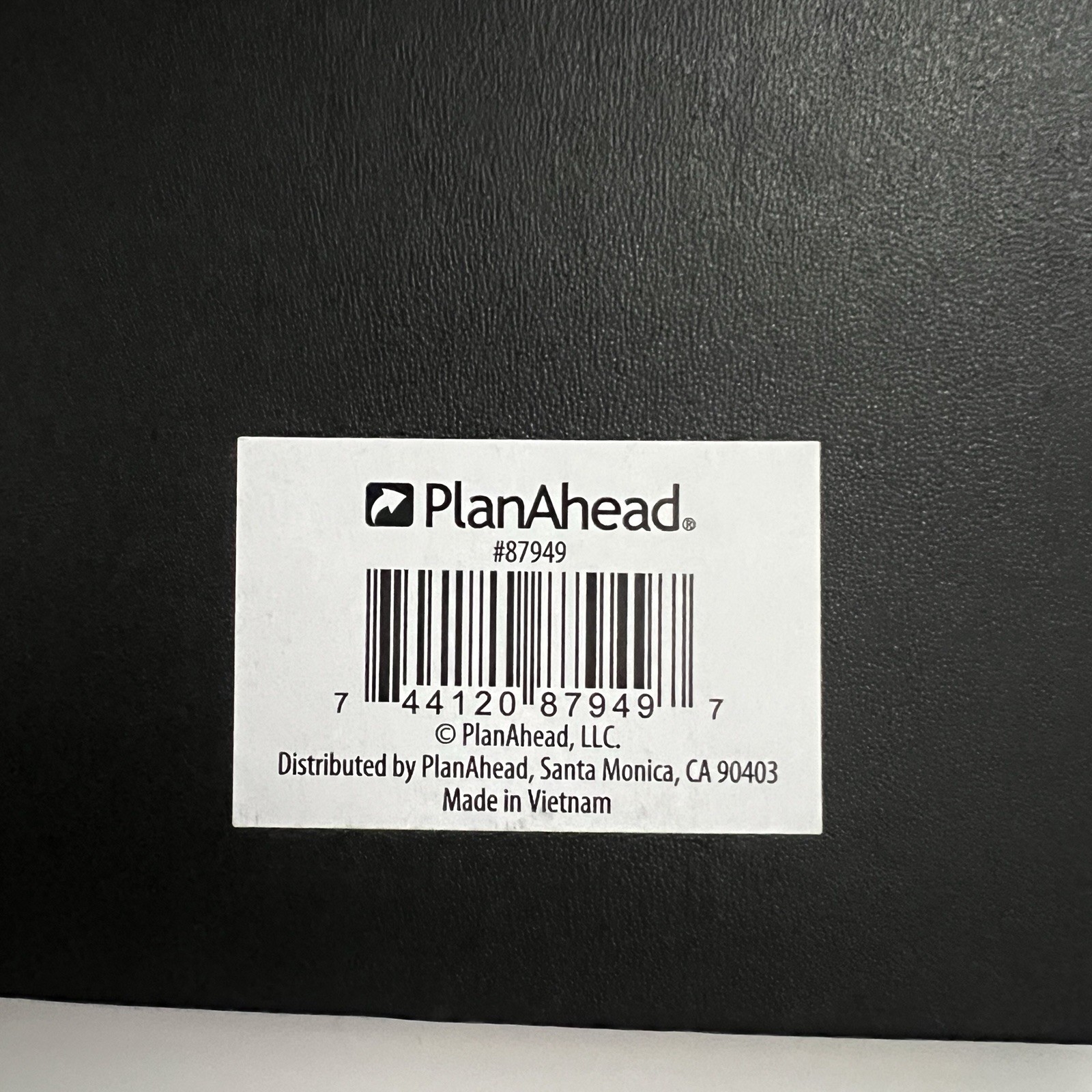 PlanAhead Black Blank Journal 240 Plain Pages 8.25″ x 5″ Hardcover Notebook