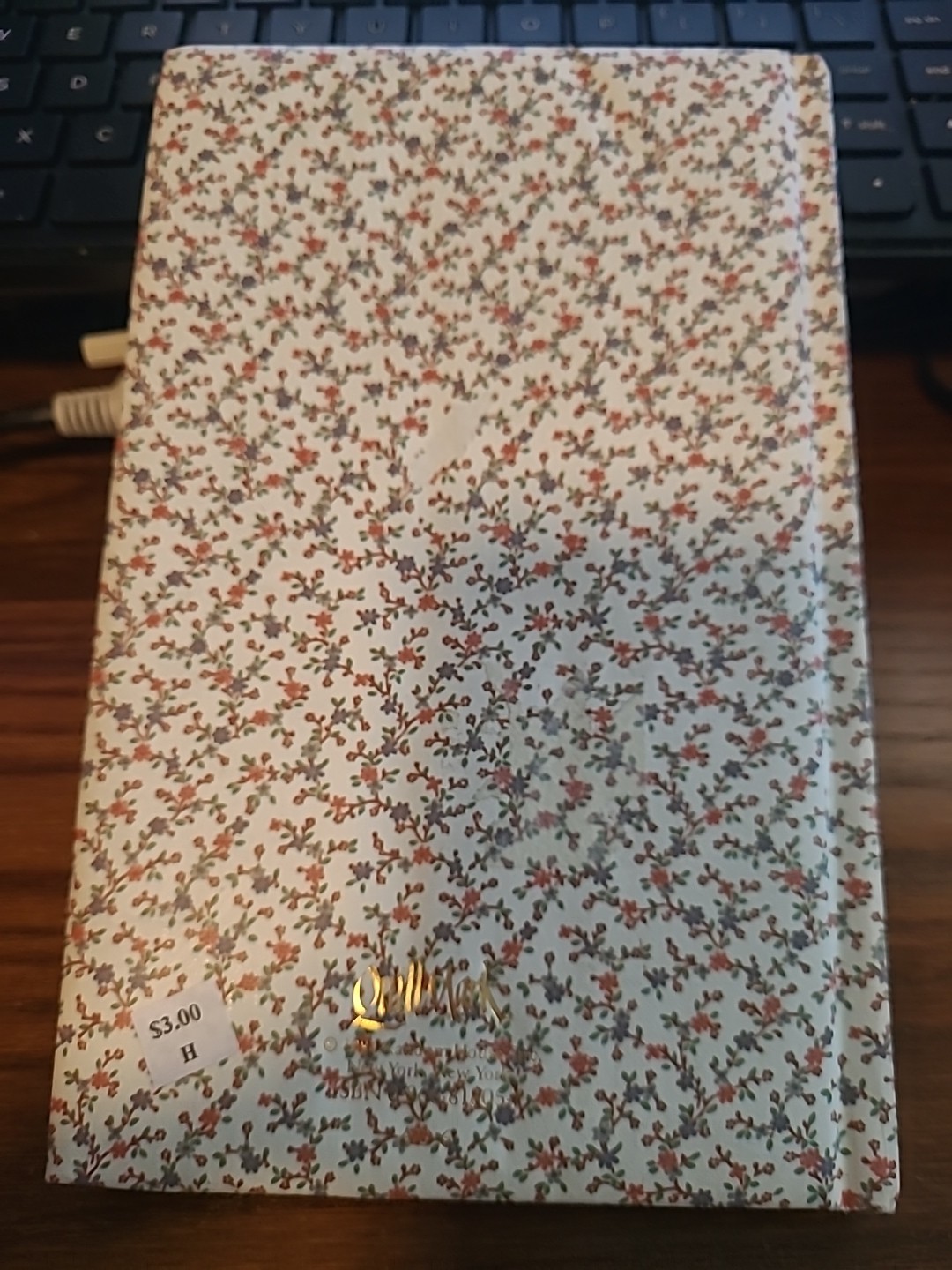 Vintage 1986 Quillmark Address Phone Number padded Book 80’s Teddy Bear