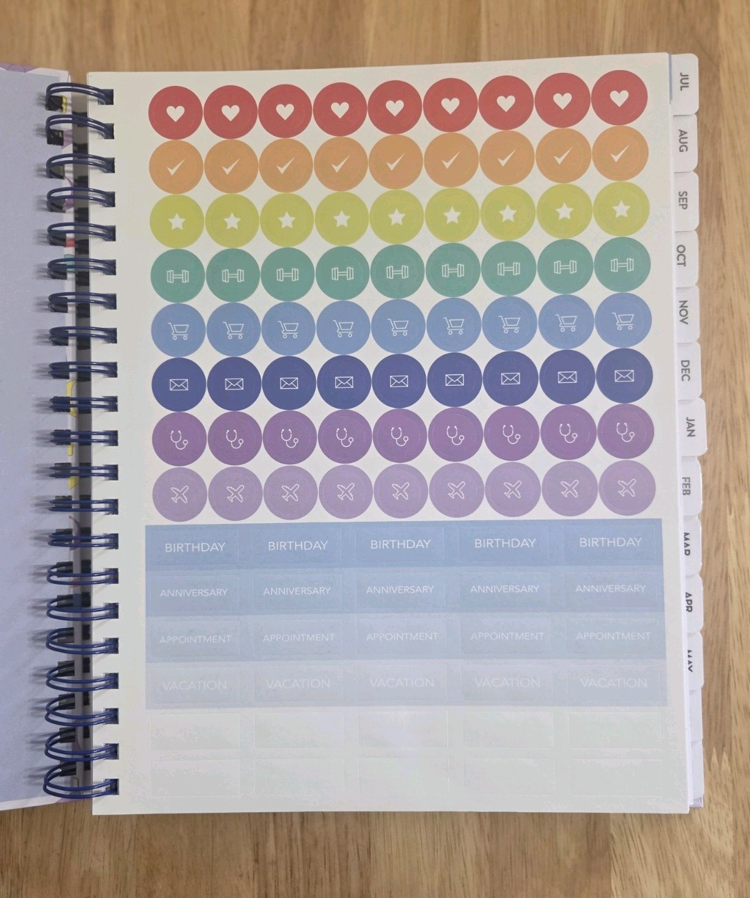 Pen+Gear Spiralbound Hardcover 13 Month Weekly Planner 9×11 2025-2026