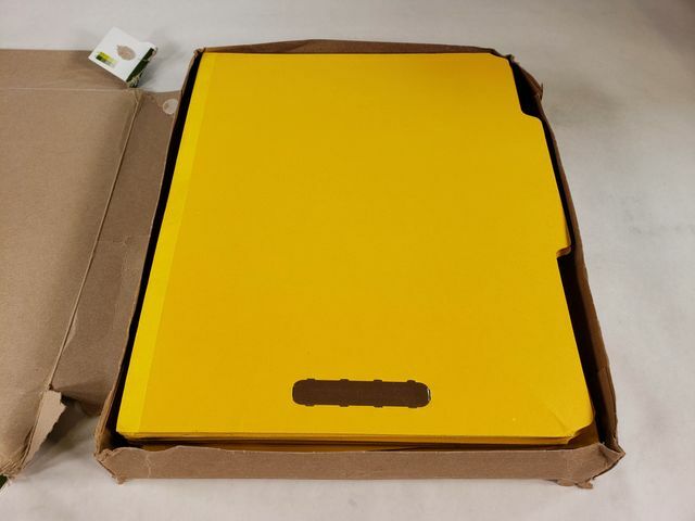 Lot of 5 Packs Nature Saver SP17209 Classification Folders 2 Dividers 9.5″ X 12″