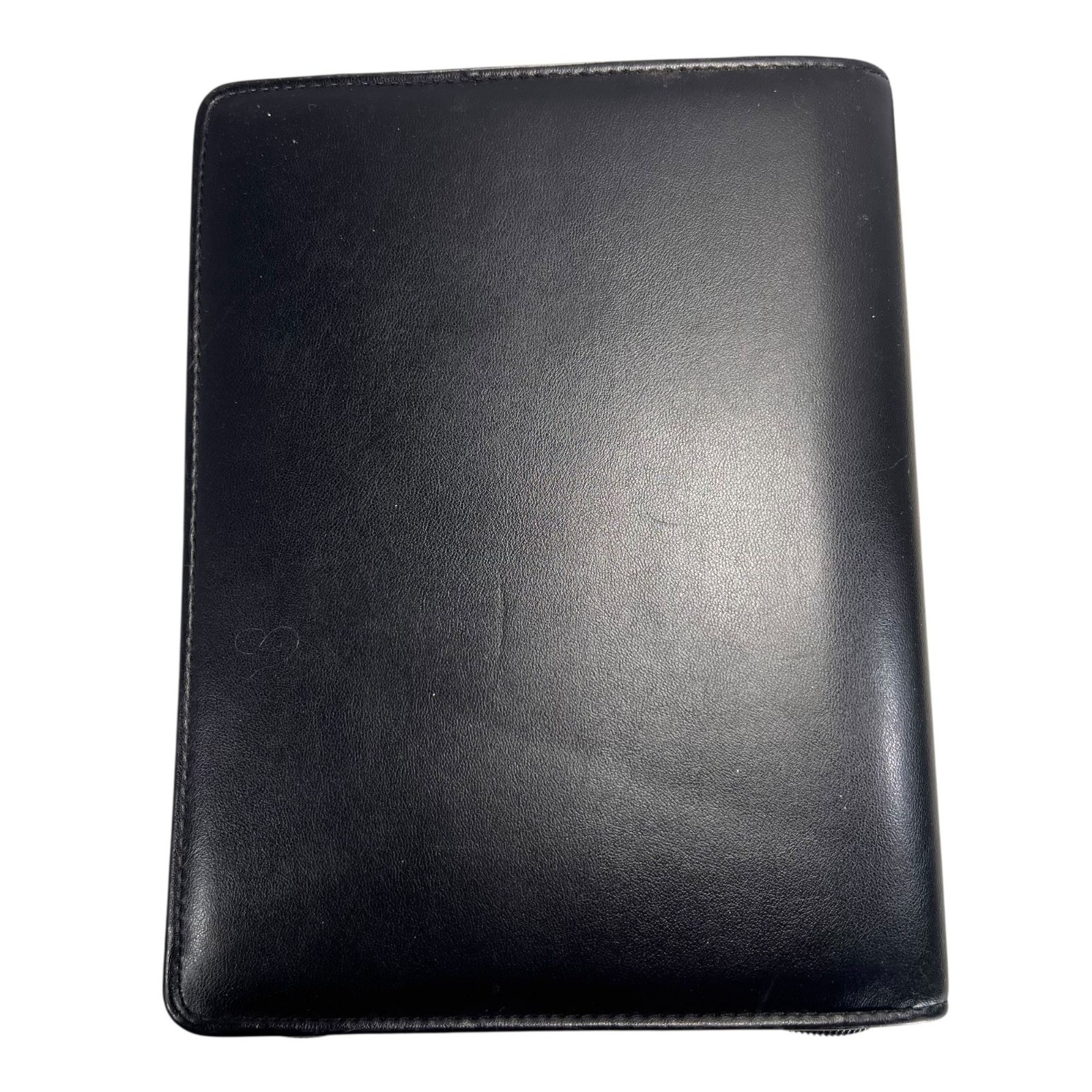 Vtg Day Runner Classic Black Planner Binder Zipper 3 Ring Insert Monthly Tabs