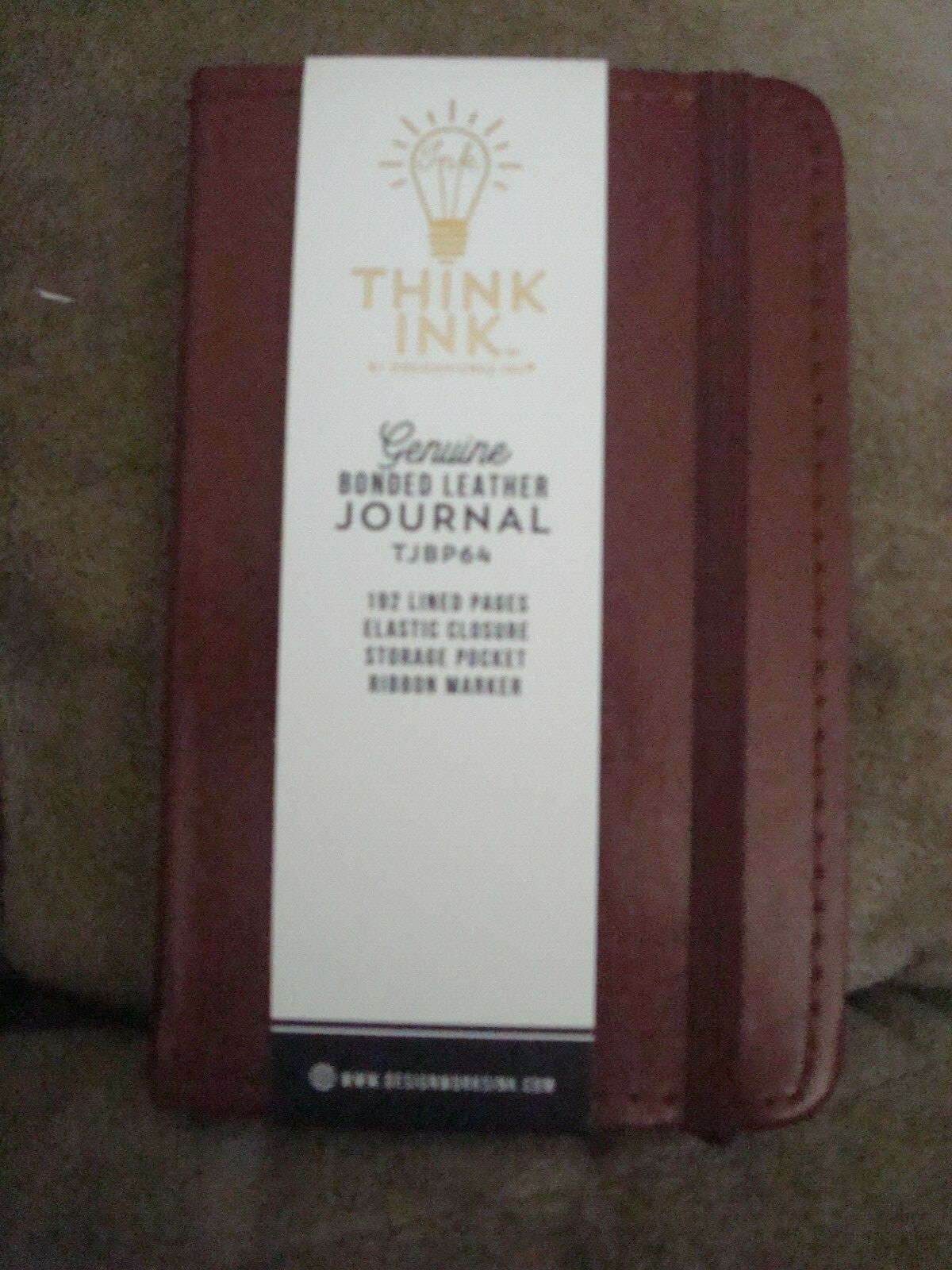 THINK INK GENUINE BONDED LEATHER JOURNAL MINI