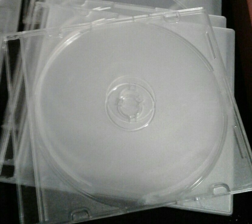 Lot Of 10 DVD/CD/Blu Ray Jewel Cases Clear Pre-Owned See Description