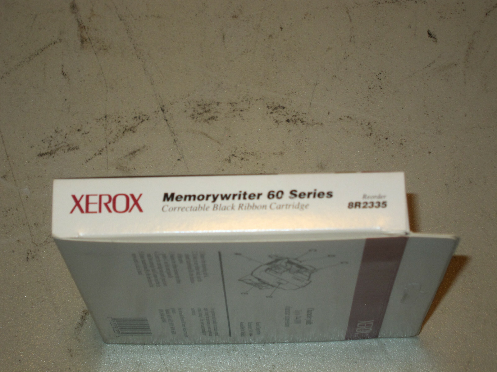 Xerox 60 Series Memorywriter Correctable Black Ribbon Cartridge 8R2335