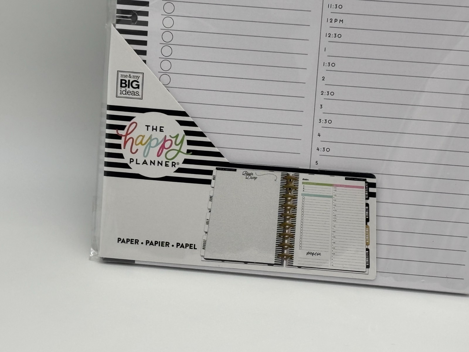 New The Happy Planner 40 Sheets Daily Planner Paper Pages To Do Hourly List