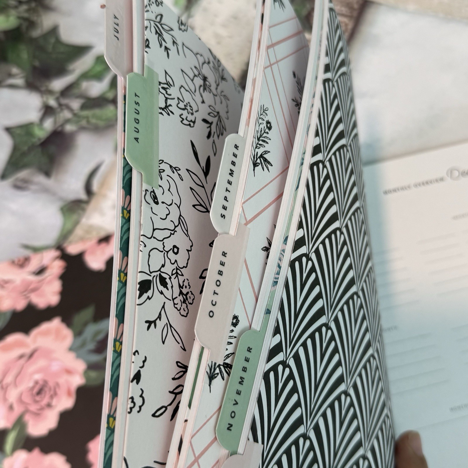 Maggie Holmes Day to Day Undated Pages Planner English Garden Scrapbooking 20/21