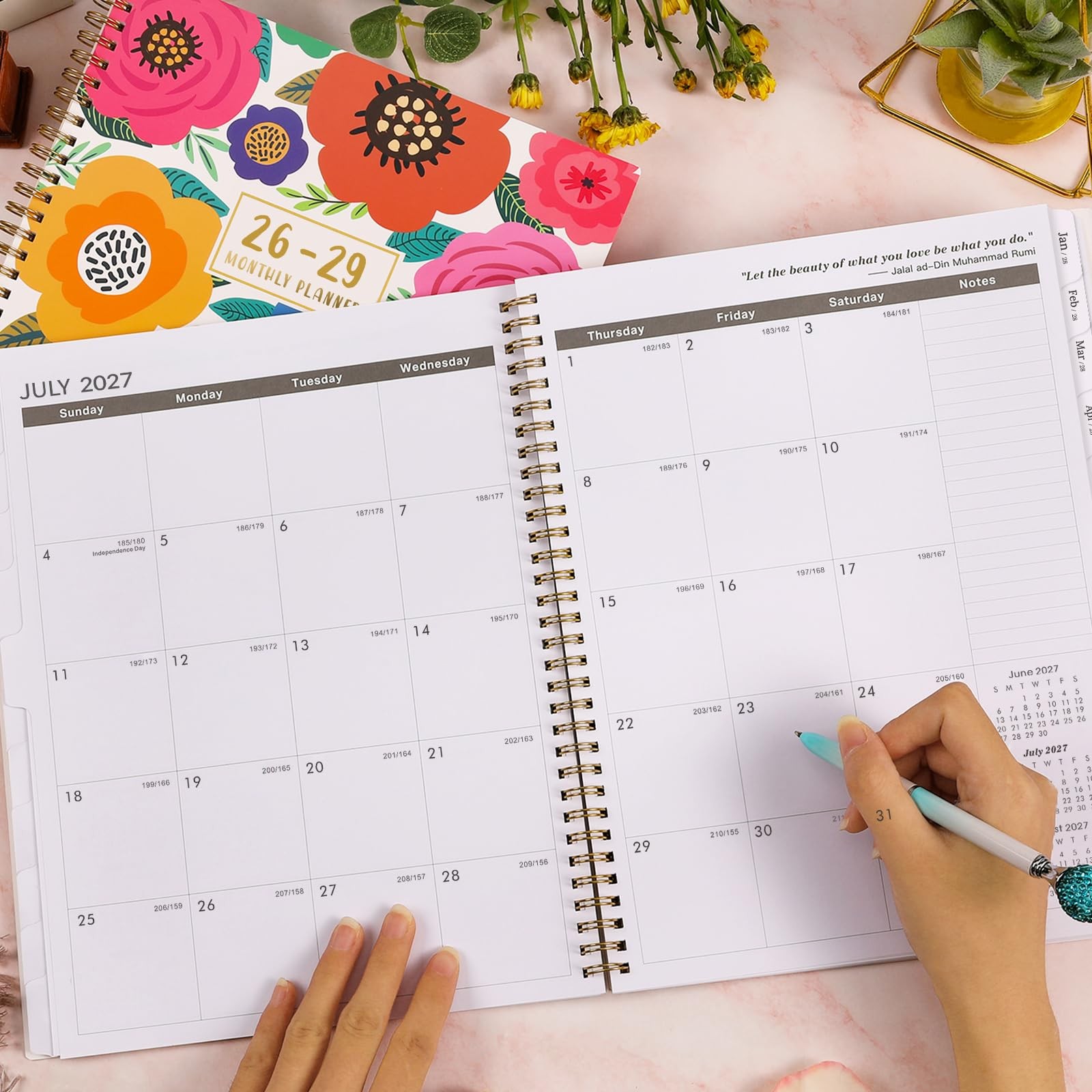 2026-2029 Monthly Planner – 3 Year Monthly Planner 2026-2029, Jul.2026 – Jun….