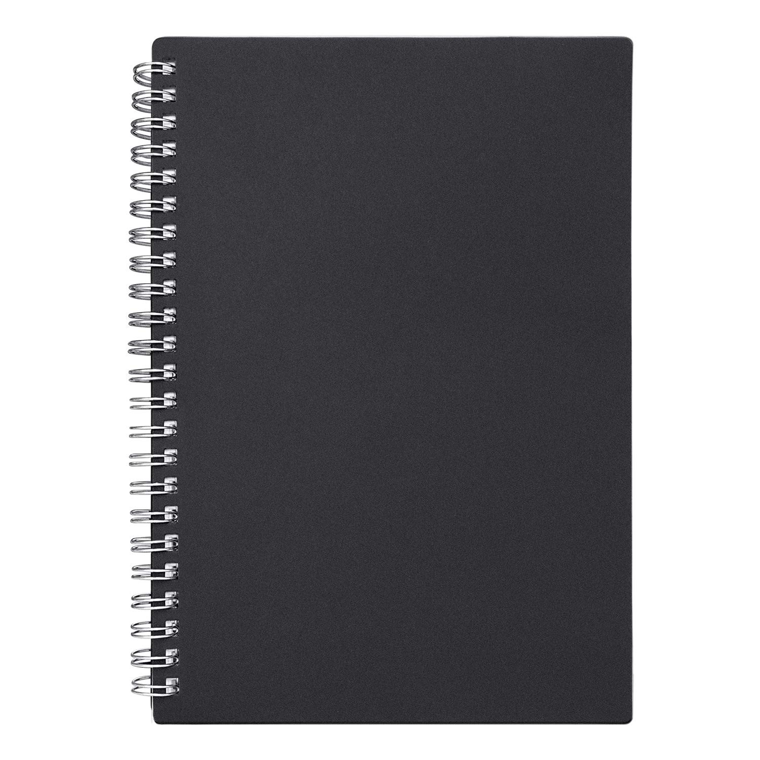 Sprial Notebook Kraft Soft Cover College Ruled Notebooks, Wirebound Memo Diar…