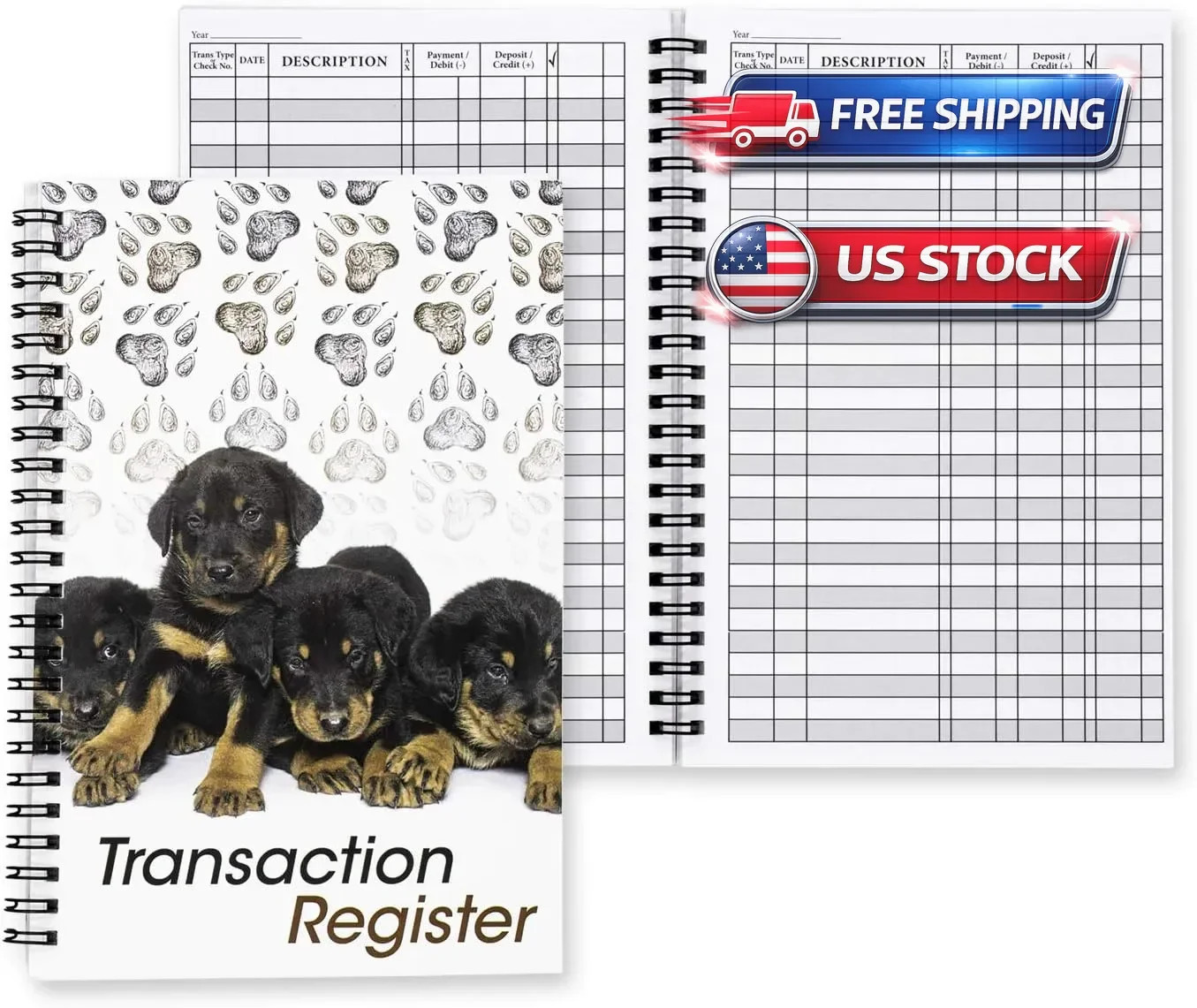 100PCS Check Registers for Personal Checkbook, Easy to Read Checkbook RegisteR