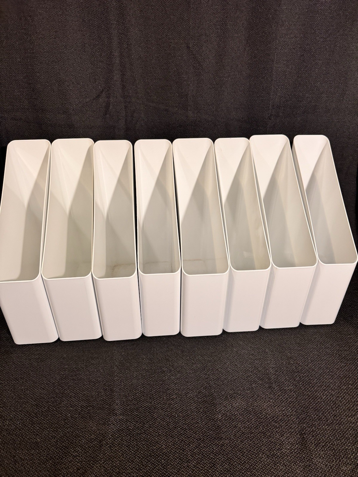 KEA PLUGGIS Storage Organizer Bin Lot of 8 White Marcus Arvonen Germany