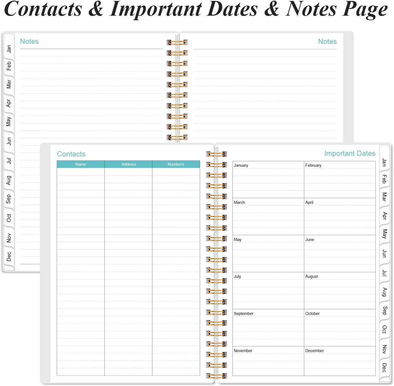 2026 Appointment Book – 2026 Daily Hourly Planner from January 2026 – December 2