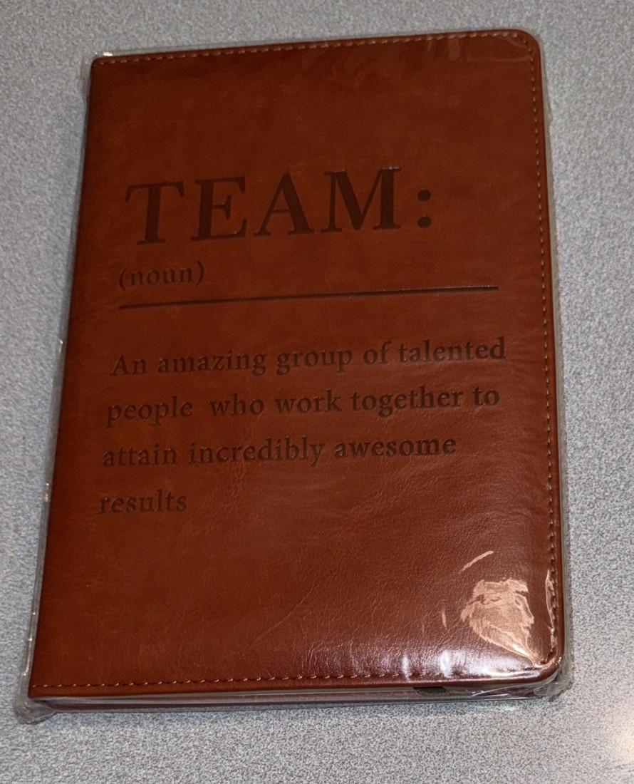 Journal Team Padded Brown 8 1/2 X 6 Days Inches