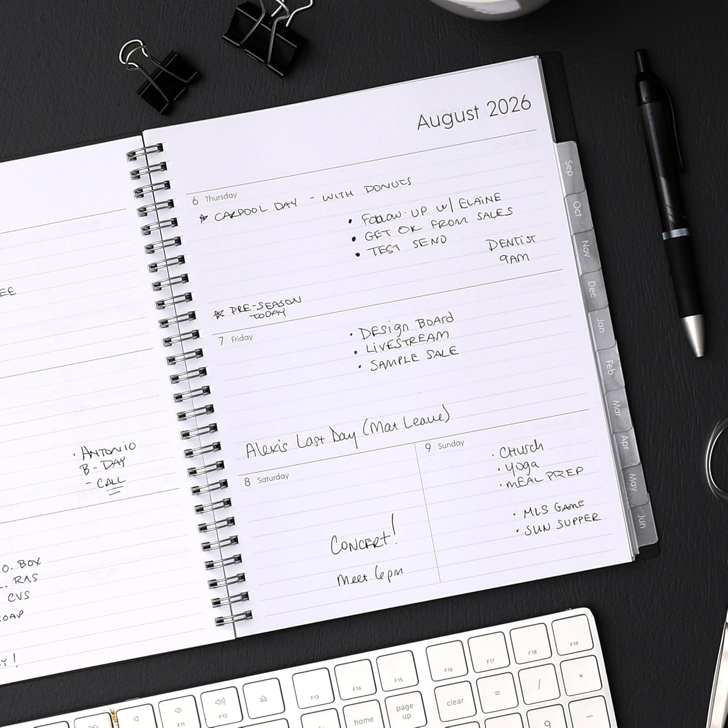 NEW 2026-2027 Weekly and Monthly Academic Year Planner Calendar, July 2026