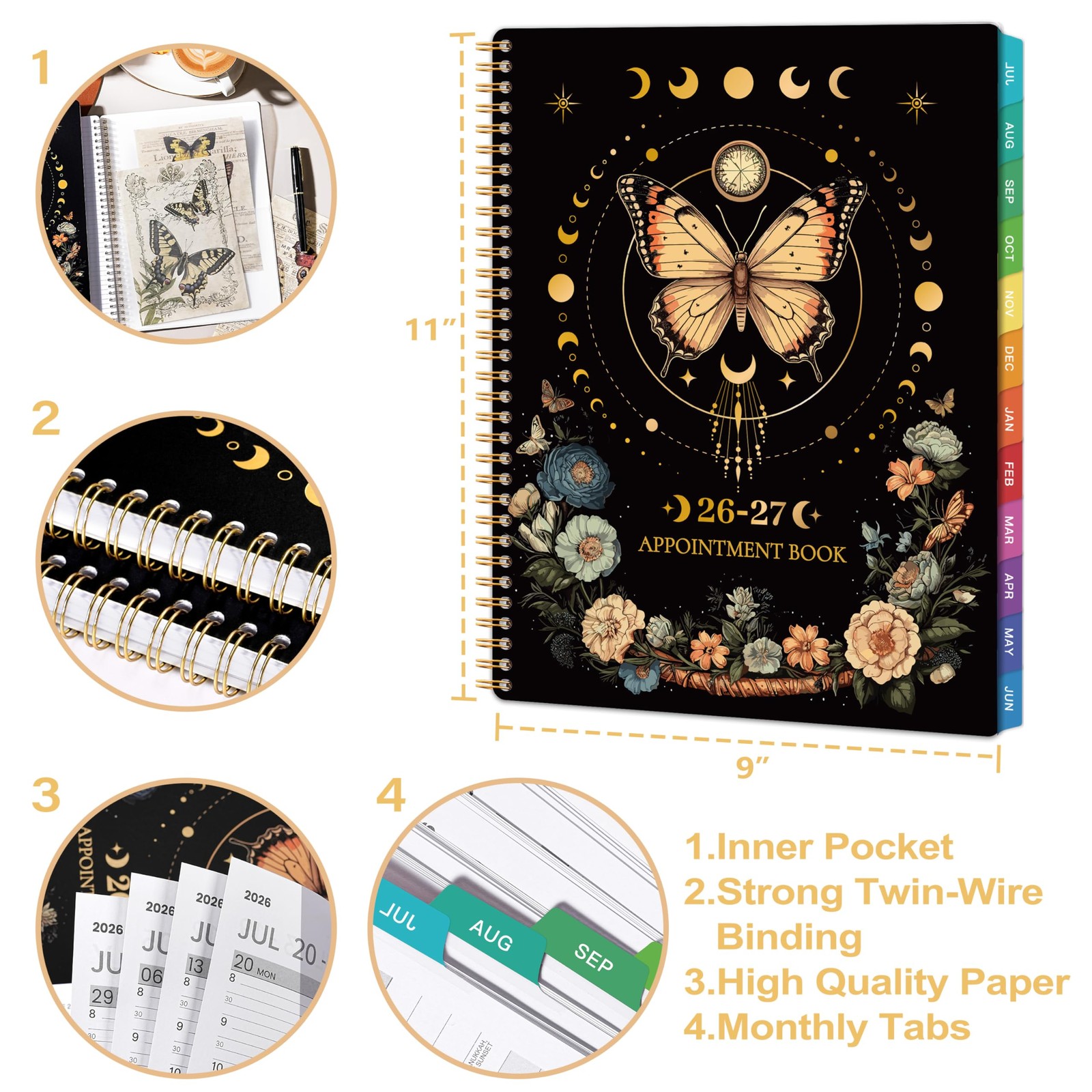 Appointment Book/Planner 2026-2027 – Appointment Book 2026-2027, July 2026 – Jun