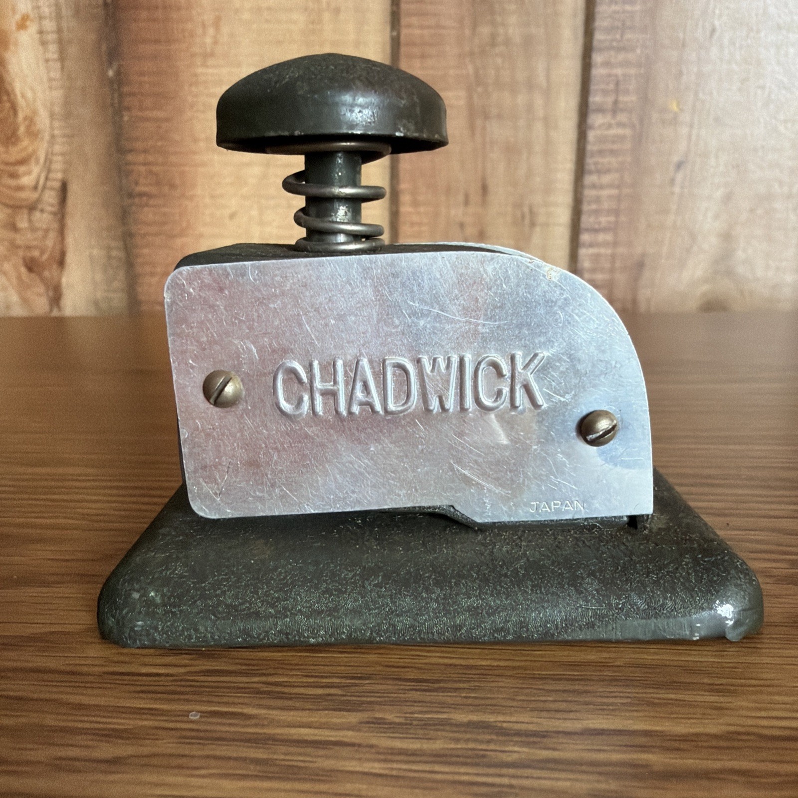 Vintage Chadwick Stapleless Stapler Desk Novelty
