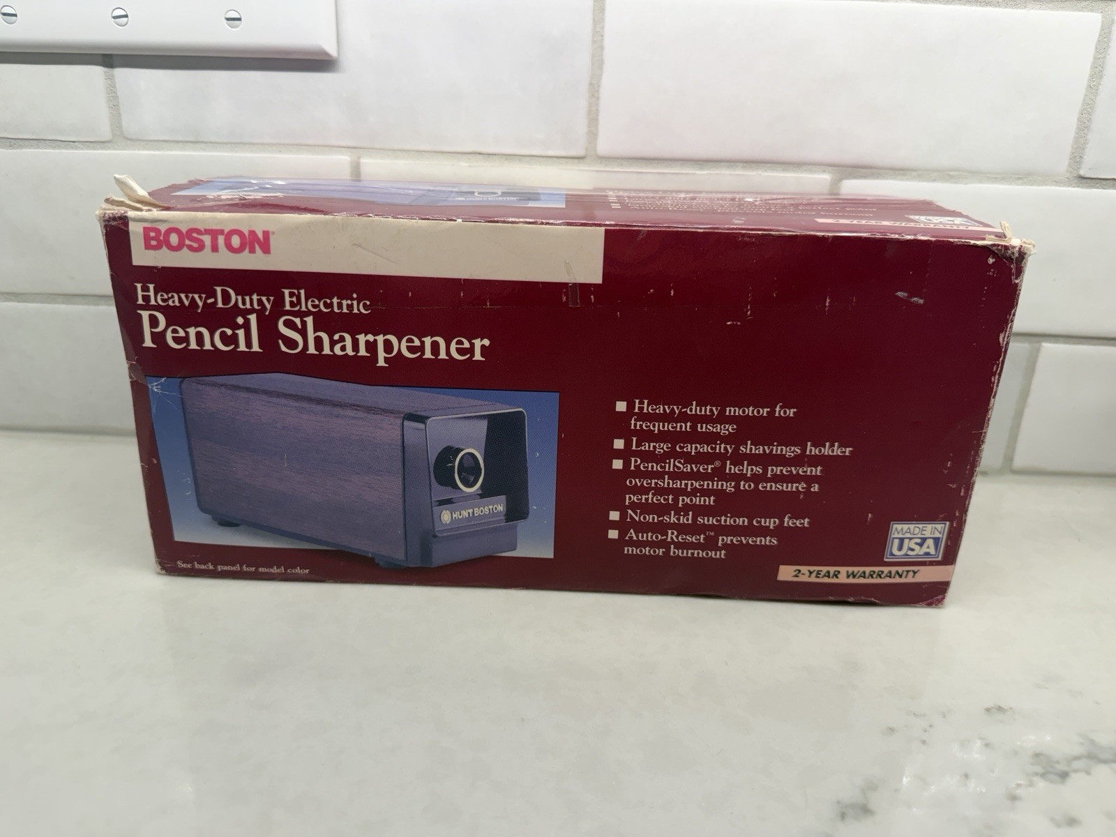 Boston Heavy Duty Electric Pencil Sharpener #1744 – new in box