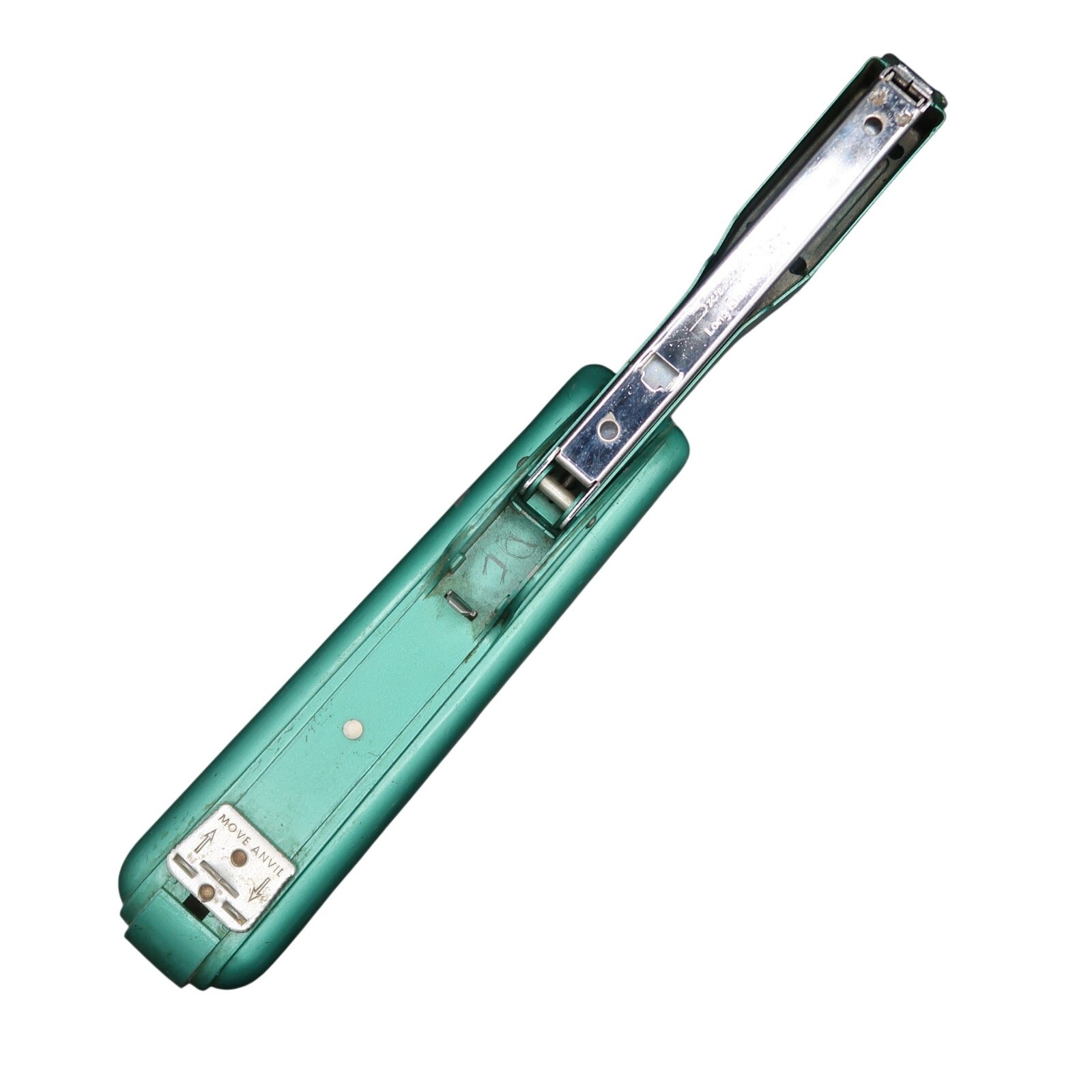 Vintage Swingline #27 Stapler Teal Green USA Art Deco Retro MCM Desk Office
