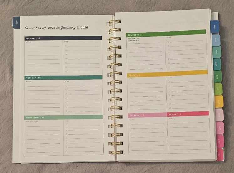 2026 Simplified by Emily Ley Weekly Monthly Planner, English Garden 5″ x 8″
