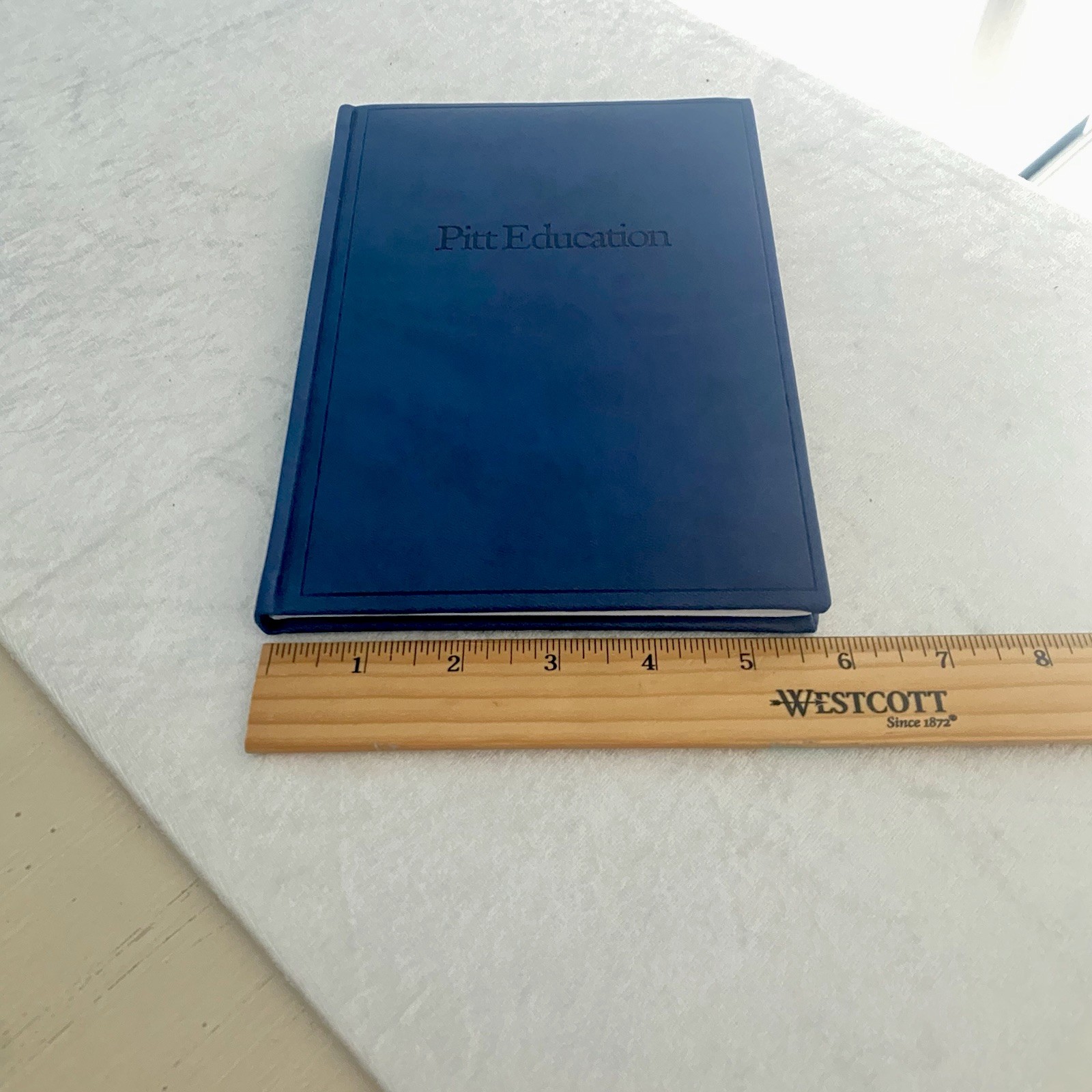 Castelli Memo Notebook Blue Pitt Education Padded Hardcover Made in Italy