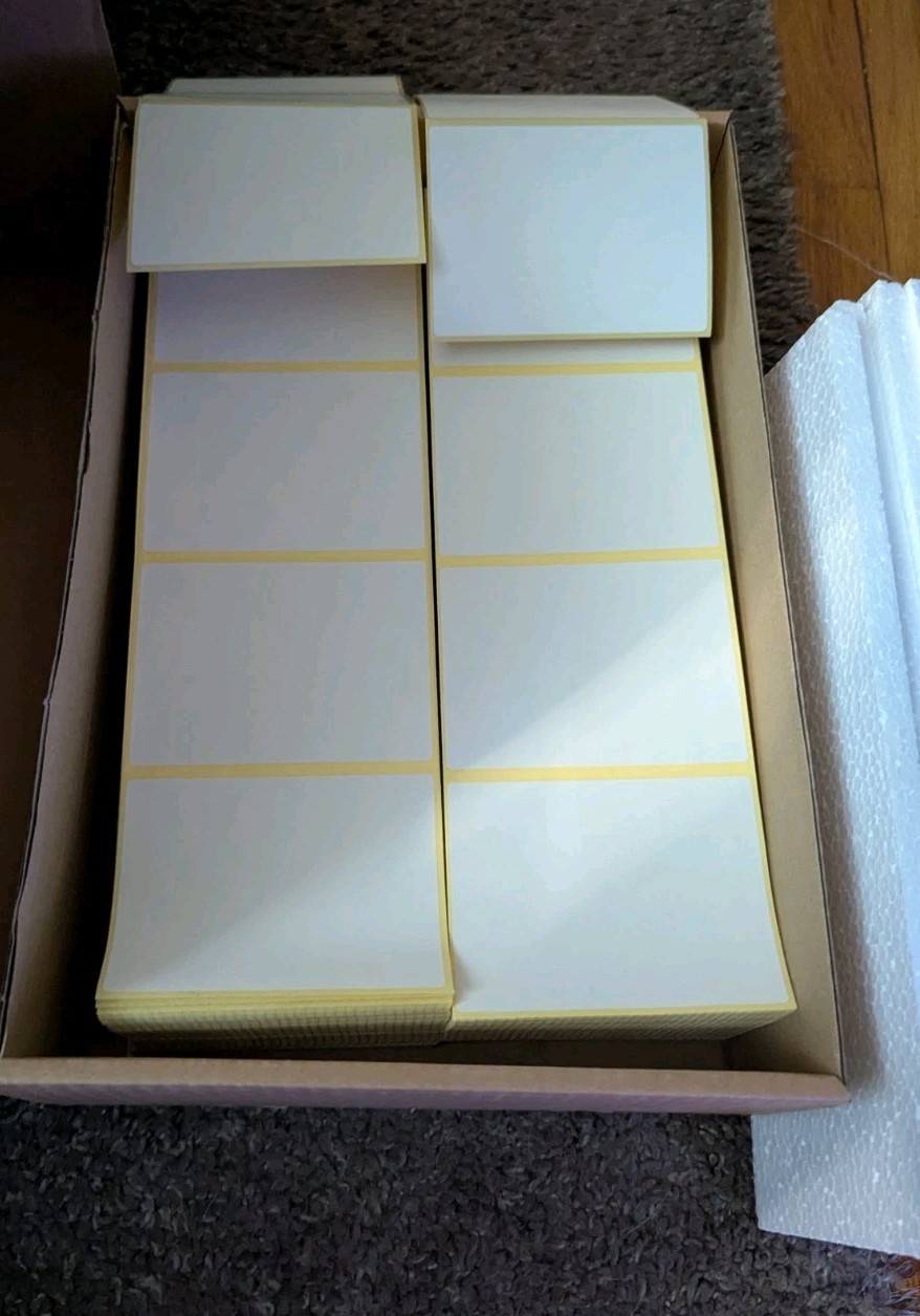 4000 Fanfold 4″ x 3″ Direct Thermal Labels. Shipping / Barcode Labels Zebra UPS