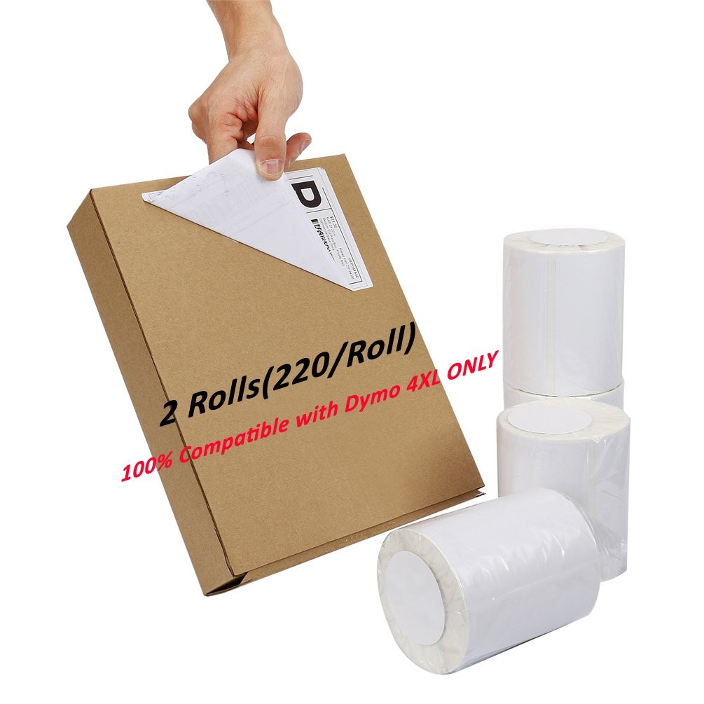 2 Roll 220/Roll Thermal 4x 6 Shipping Postage Labels Compatible Dymo 4XL 1744907