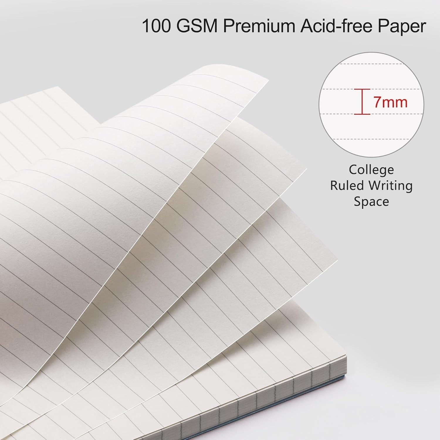 Portable Navy Blue Pocket Journal – 160 Lined Acid-free Pages, Lay-flat Design