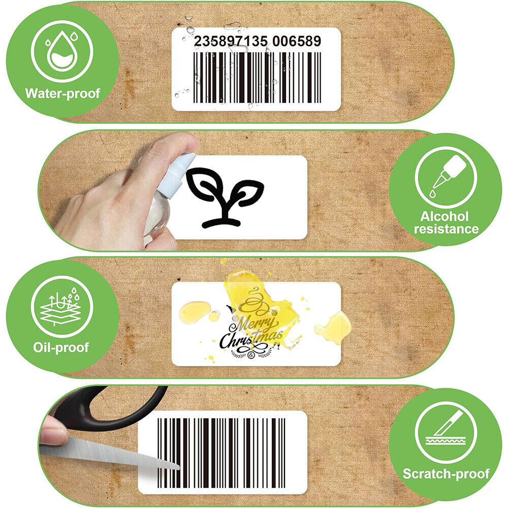 Direct Thermal Shipping Label For Zebra Printer 4×6 2×2 3×2 4×3 3×1 2.25×1.25