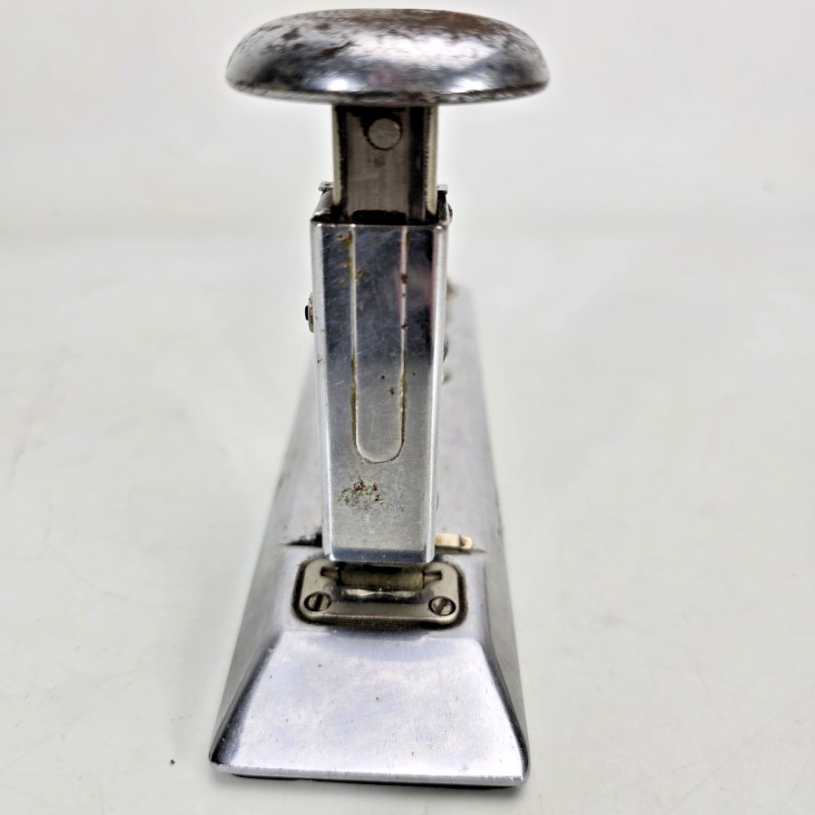 ACE Model 102 Heavy Duty Chrome Desktop Office Standard Stapler USA Vintage