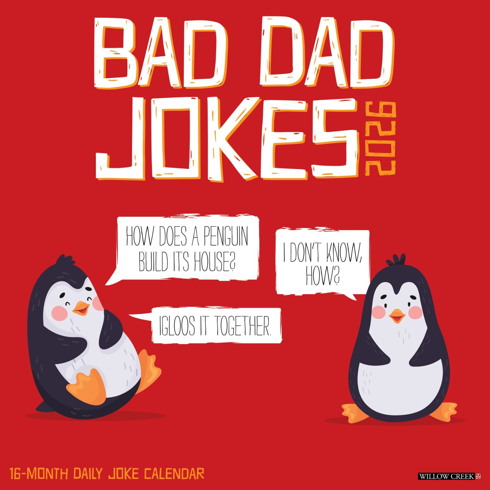 Bad Dad Jokes 2026 12″ x 12″ Wall Calendar (free shipping)