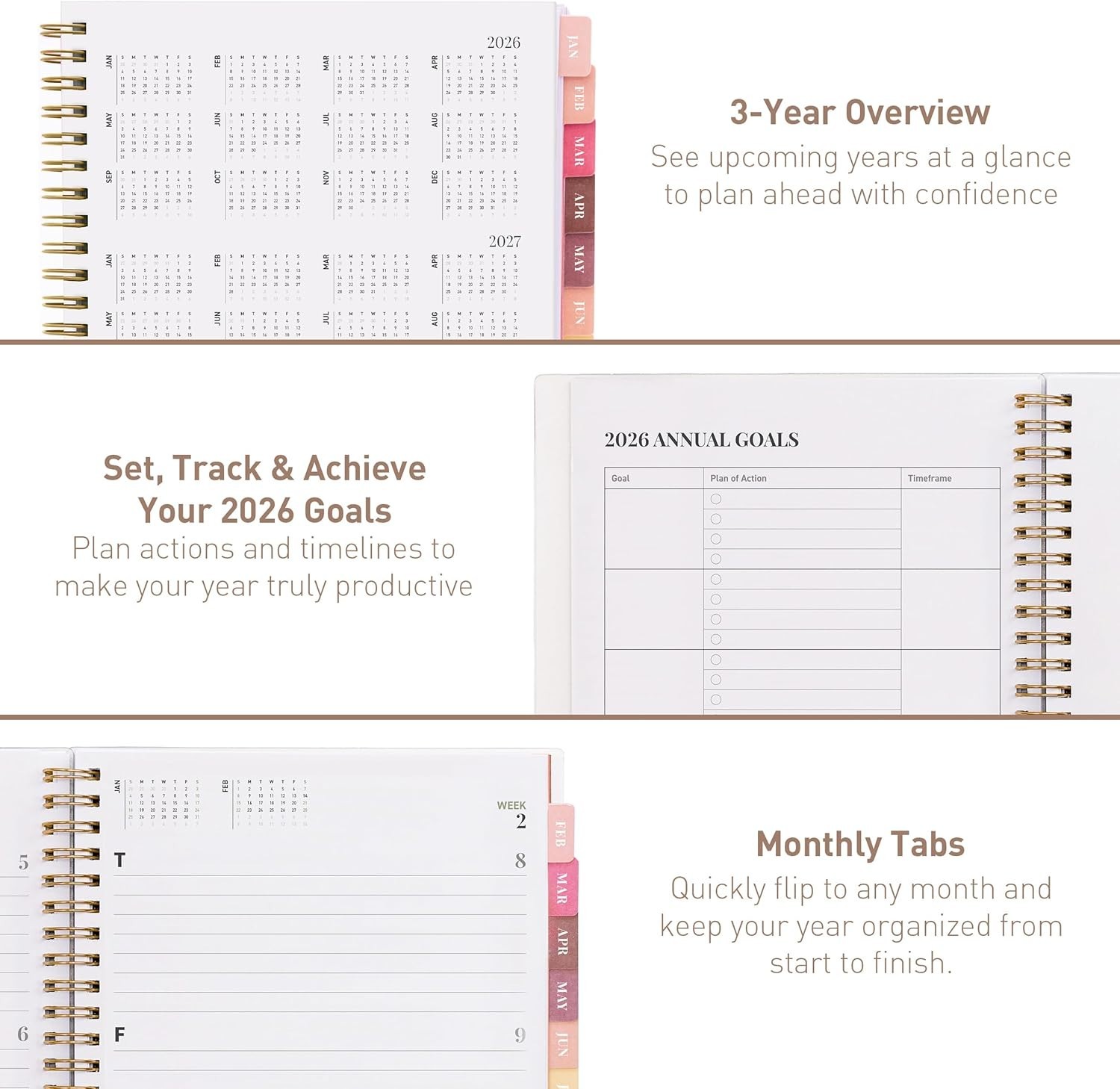 Rileys 2026 Planner, Agenda Planner With Weekly And Monthly View, Daily Agend…