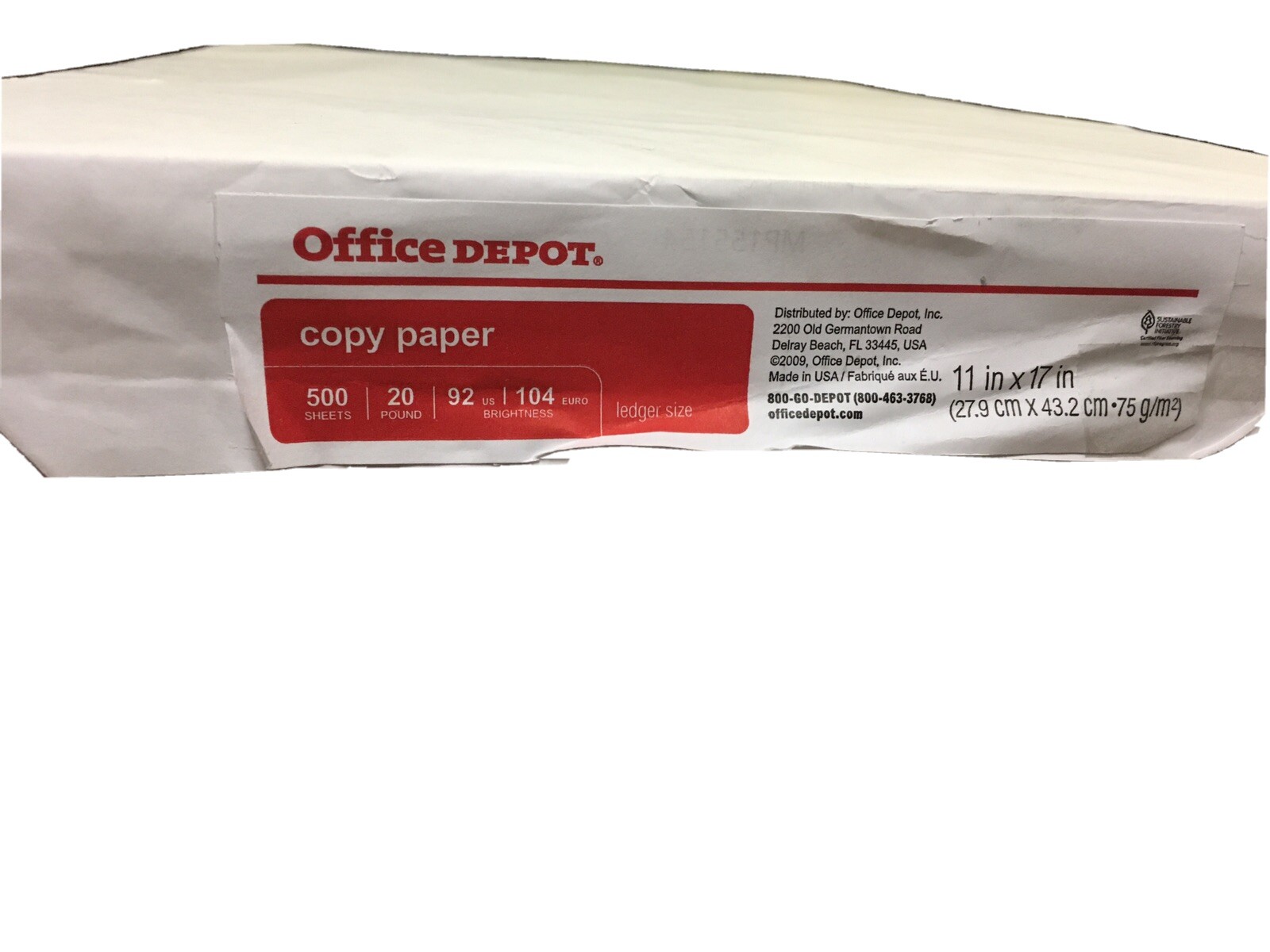 11×17 copy paper Assorted brand 500 sheets per pack 20# 92 bright